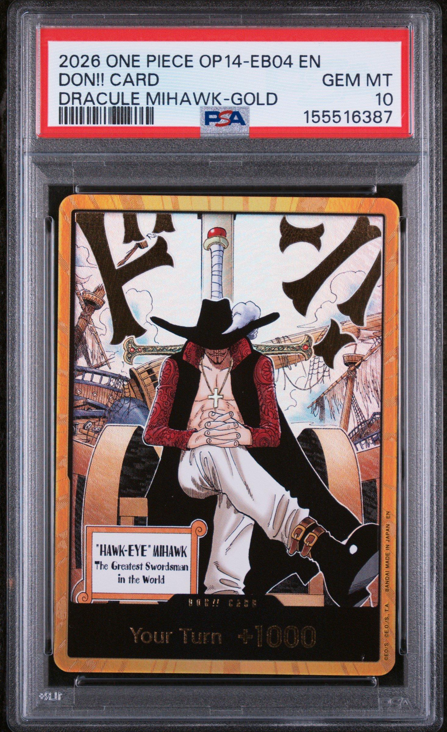 2026 One Piece Op14-eb04-the Azure Sea's Seven Don!! Card Dracule