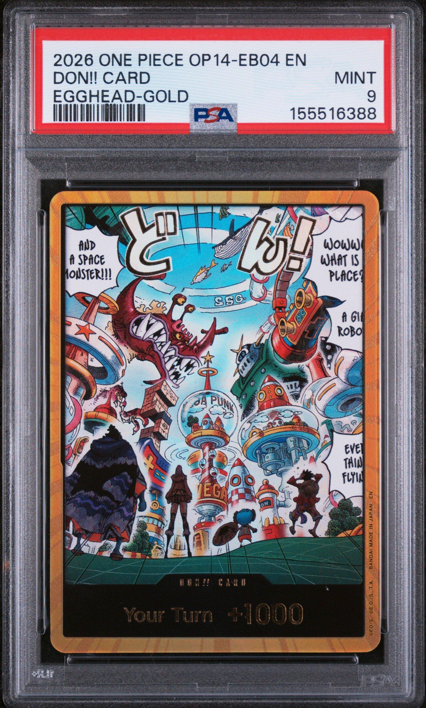 2026 One Piece Op14-eb04-the Azure Sea's Seven Don!! Card Egghead