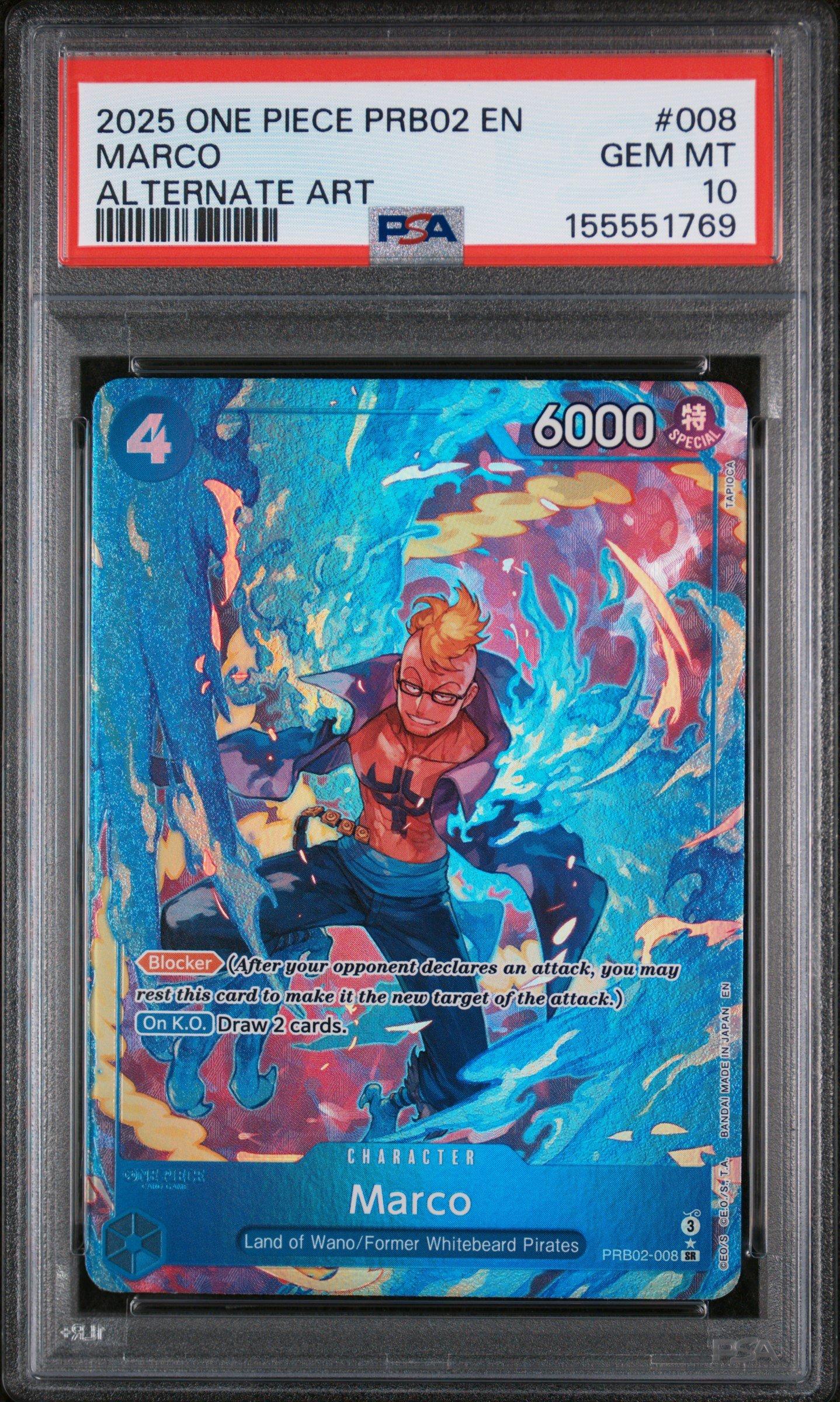 2025 One Piece Prb02-premium Booster -one Piece Card The Best- Vol