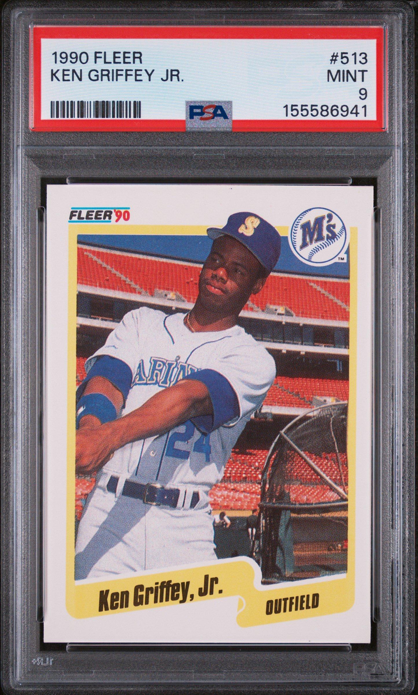 1990 Fleer 513 Ken Griffey Jr. PSA 9 Graded Card | GameStop