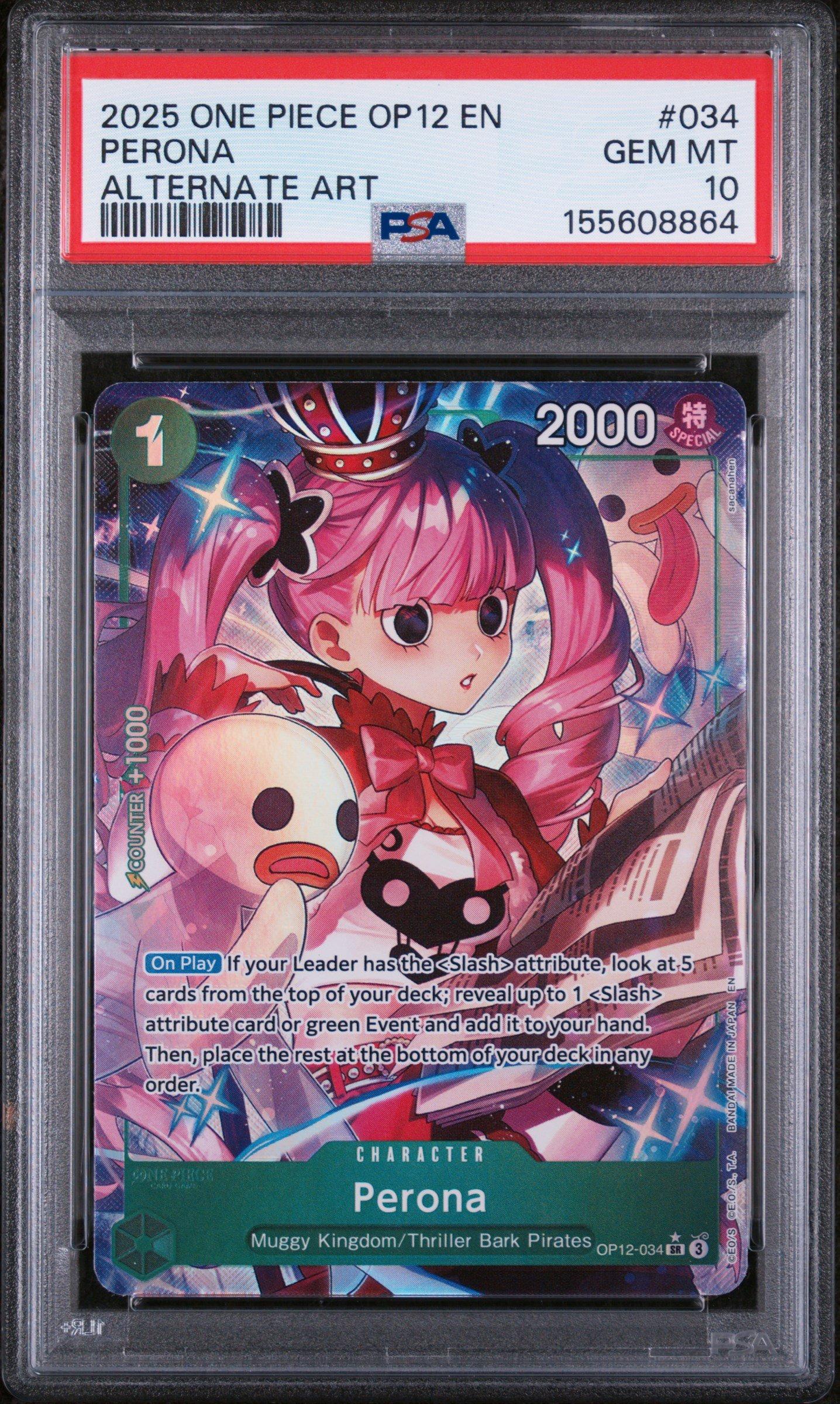 2025 One Piece Op12-legacy Of The Master 034 Perona Alternate Art