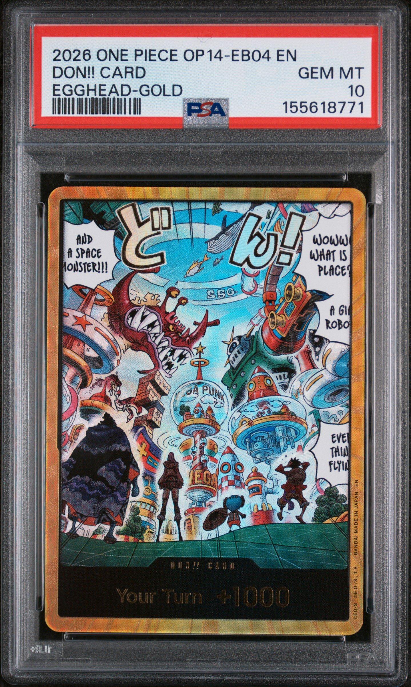 2026 One Piece Op14-eb04-the Azure Sea's Seven Don!! Card Egghead