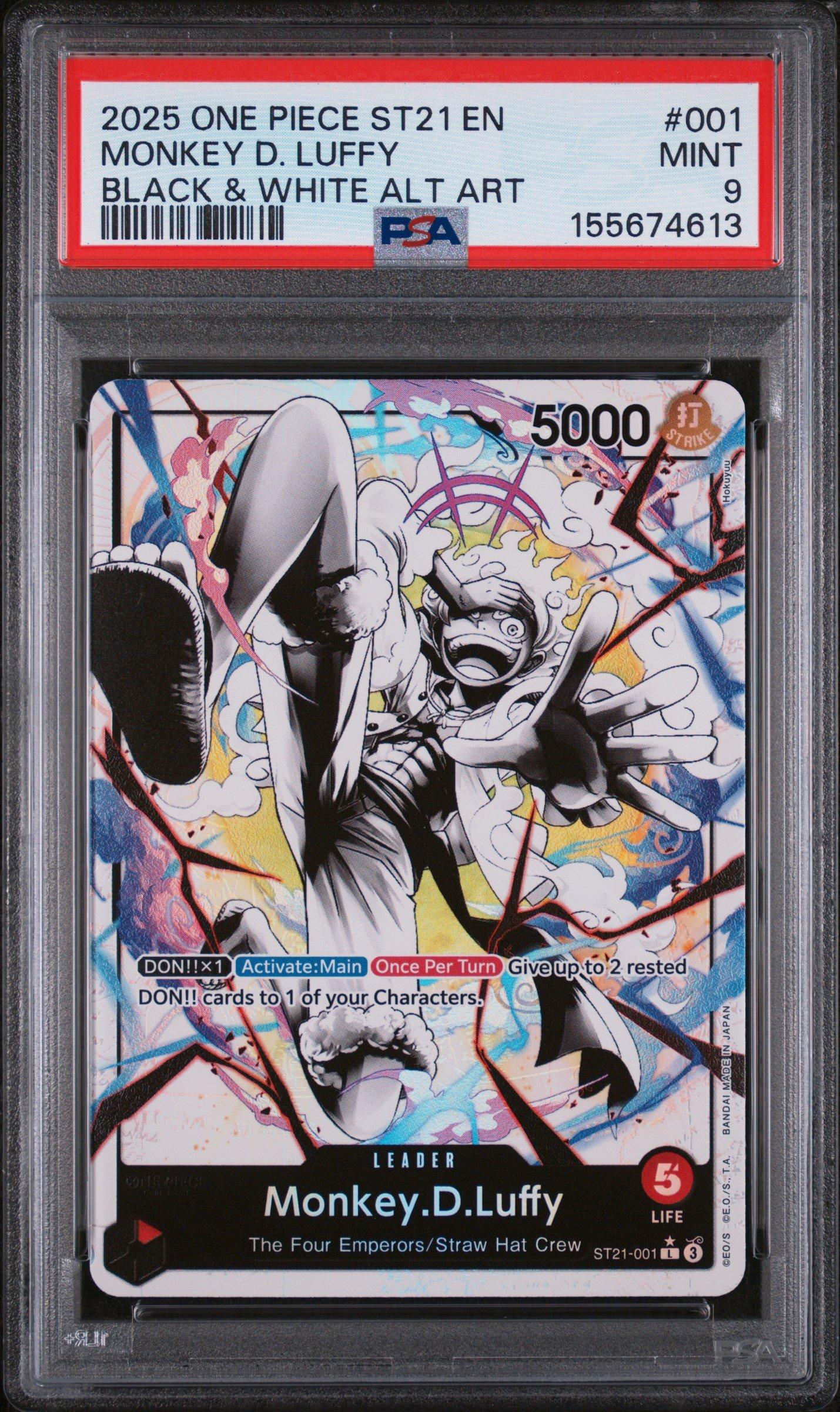 2025 One Piece Starter Deck St21-ex Gear 5 001 Monkey D. Luffy