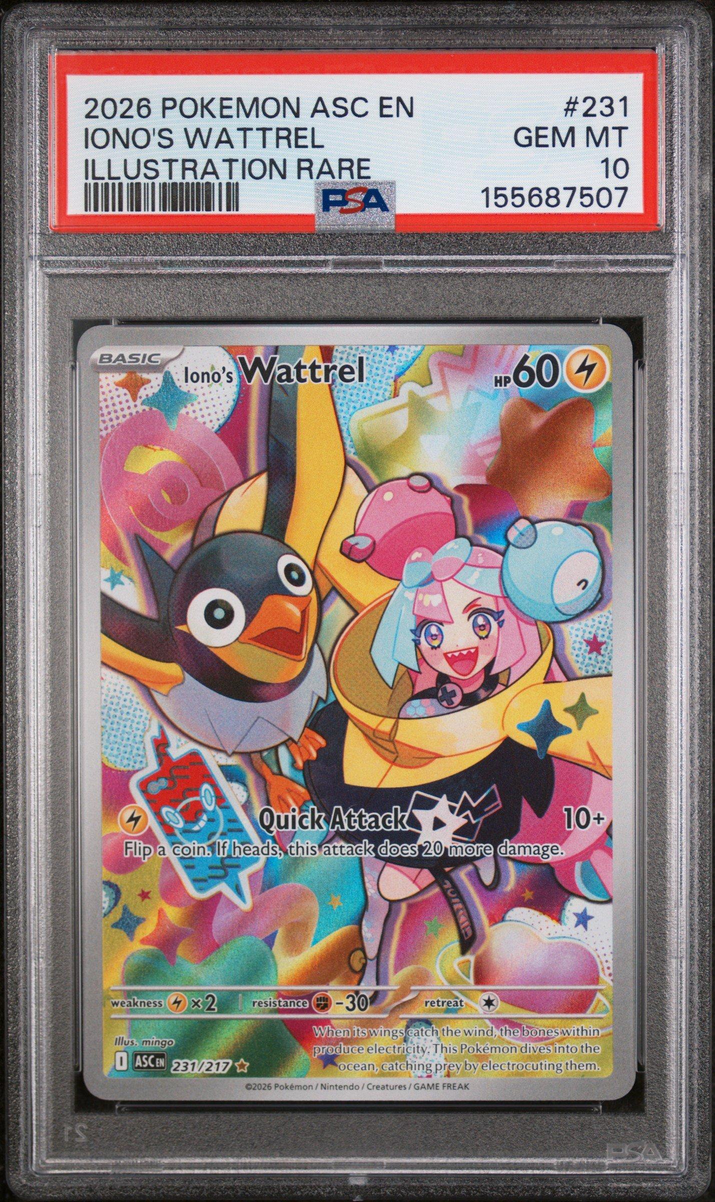 wattrel pokemon card SV9 Sealed Promo Pack Ionos 232/SV-P Japanese Glide 20 Wattrel | Paldean Fates |