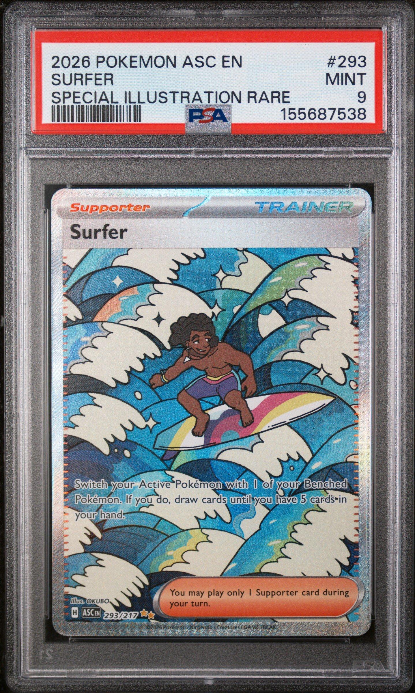 2026 Pokemon Asc En-ascended Heroes 293 Surfer Special