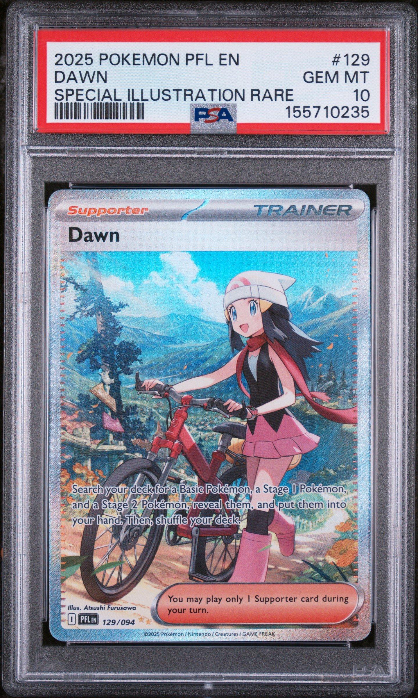 2025 Pokemon Pfl En-phantasmal Flames 129 Dawn Special