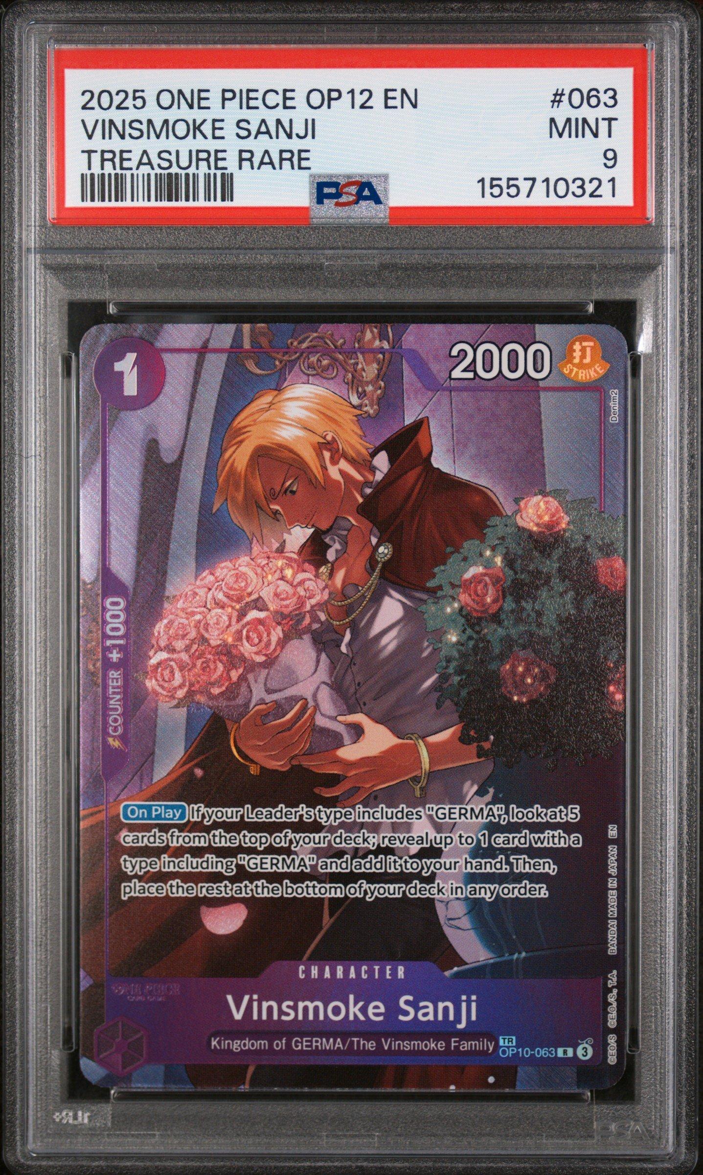 2025 One Piece Op12-legacy Of The Master 063 Vinsmoke Sanji