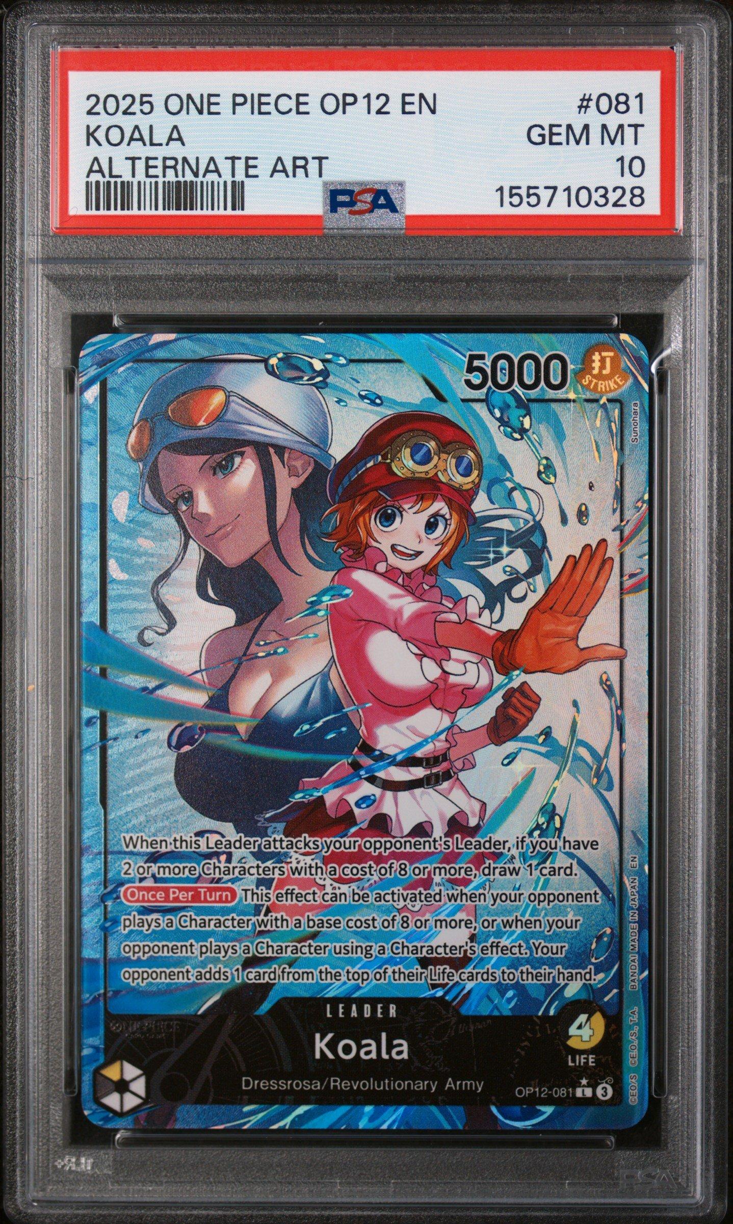 2025 One Piece Op12-legacy Of The Master 081 Koala Alternate Art