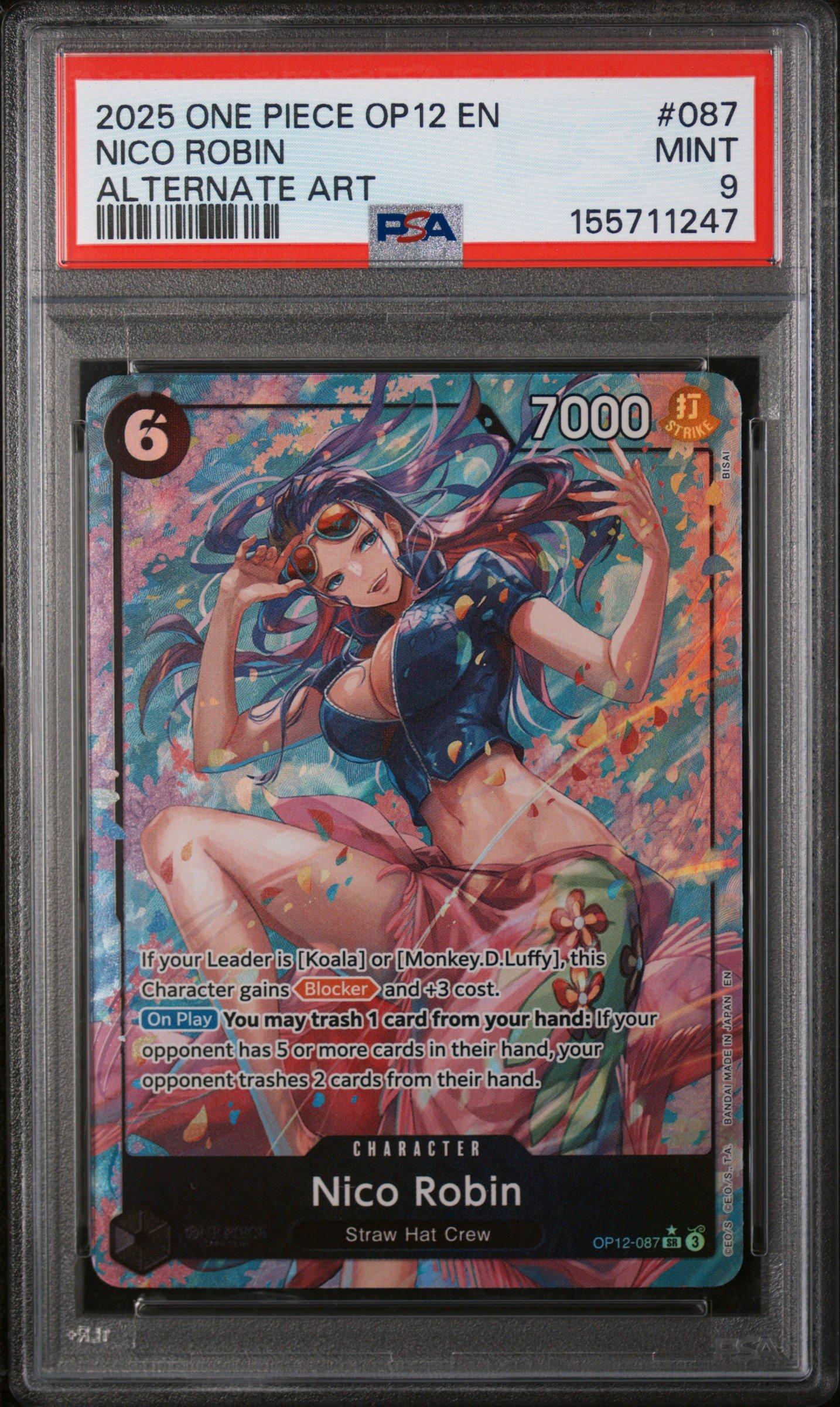 2025 One Piece Op12-legacy Of The Master 087 Nico Robin Alternate