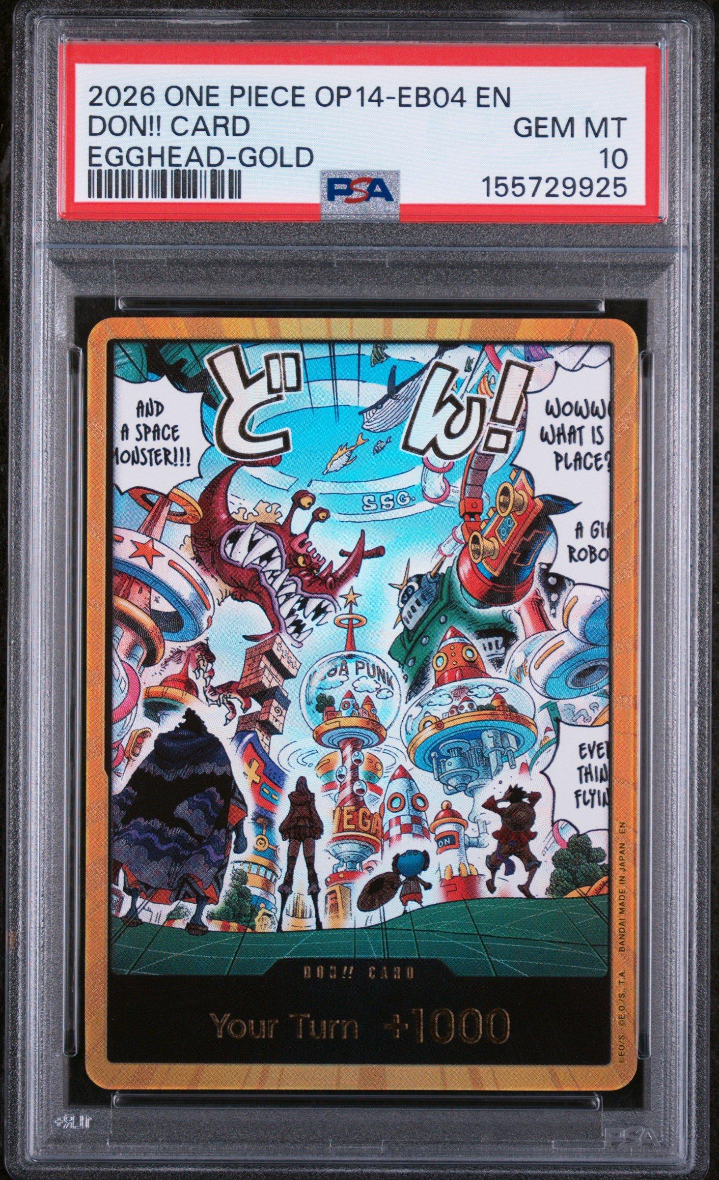 2026 One Piece Op14-eb04-the Azure Sea's Seven Don!! Card Egghead