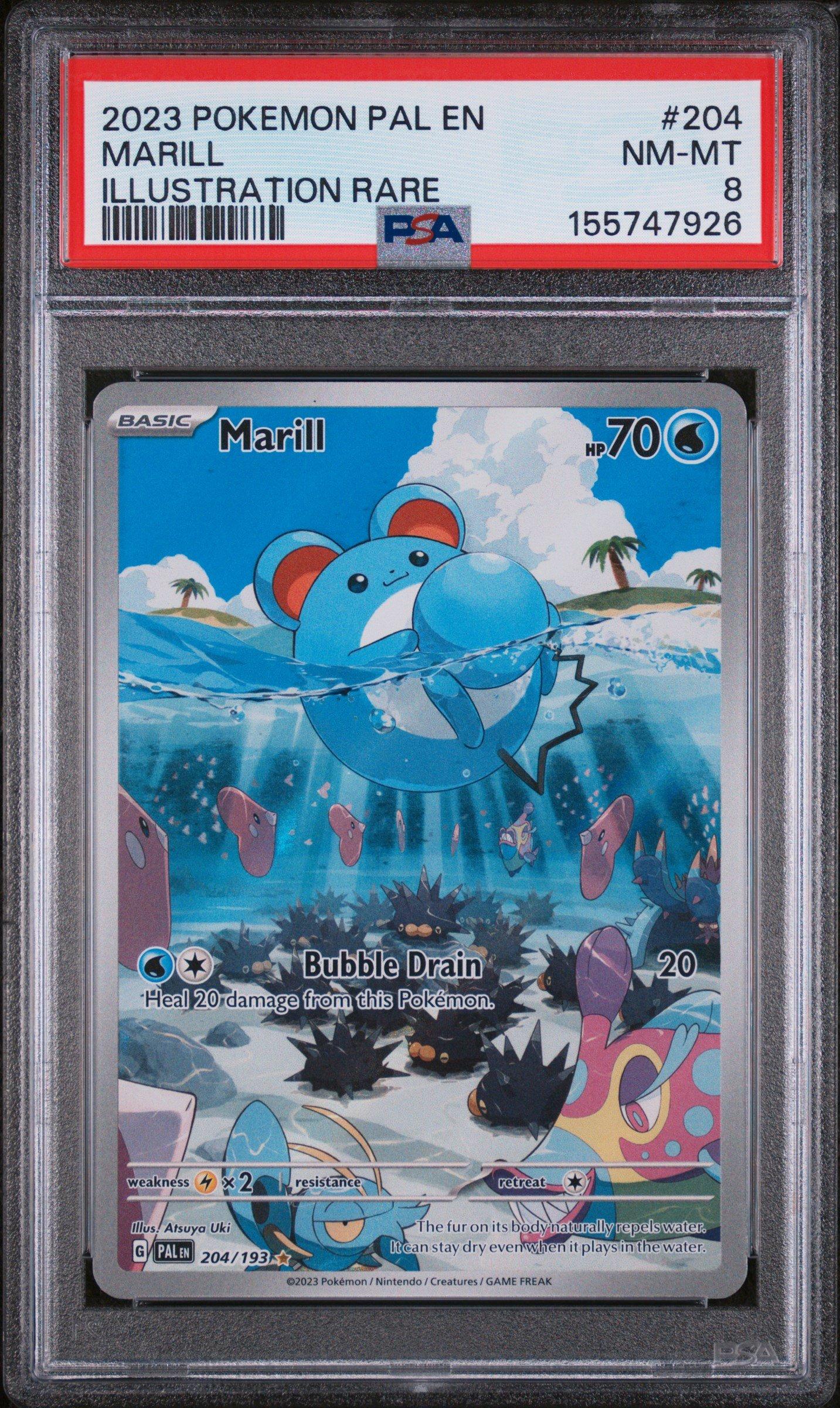 2023 Pokemon Pal En-paldea Evolved 204 Marill Illustration Rare