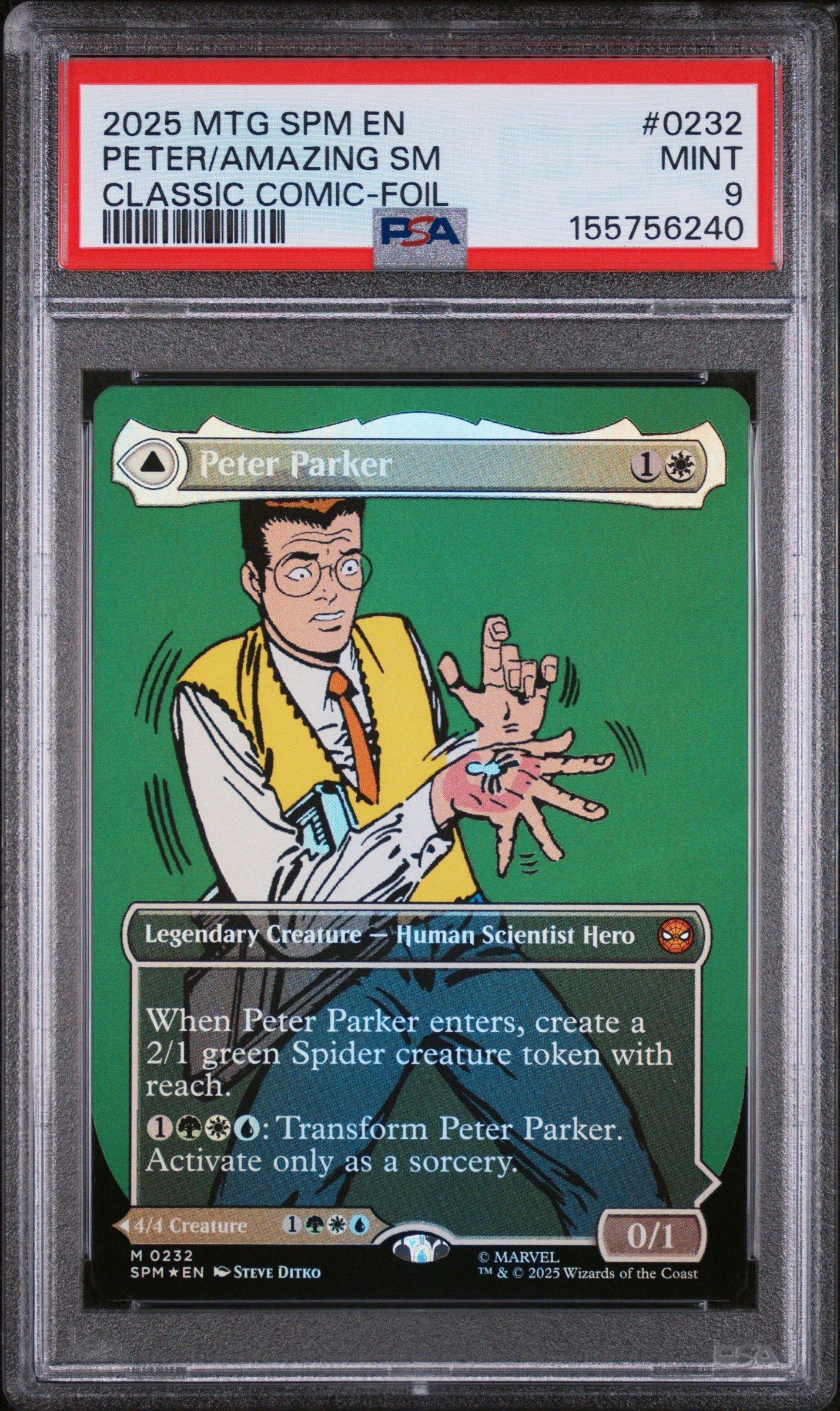 2025 Magic The Gathering Marvel's Spider-man 0232 Peter Parker