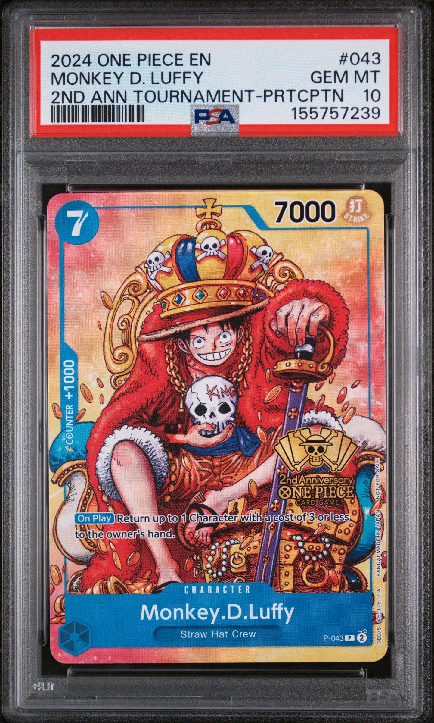 2024 One Piece Promos 043 Monkey D. Luffy 2nd Anniversary