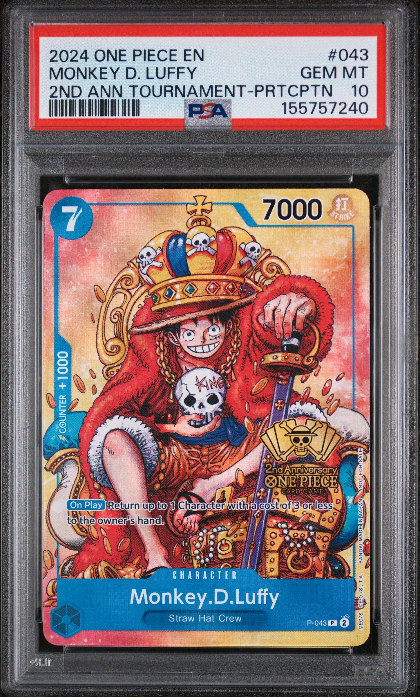 2024 One Piece Promos 043 Monkey D. Luffy 2nd Anniversary