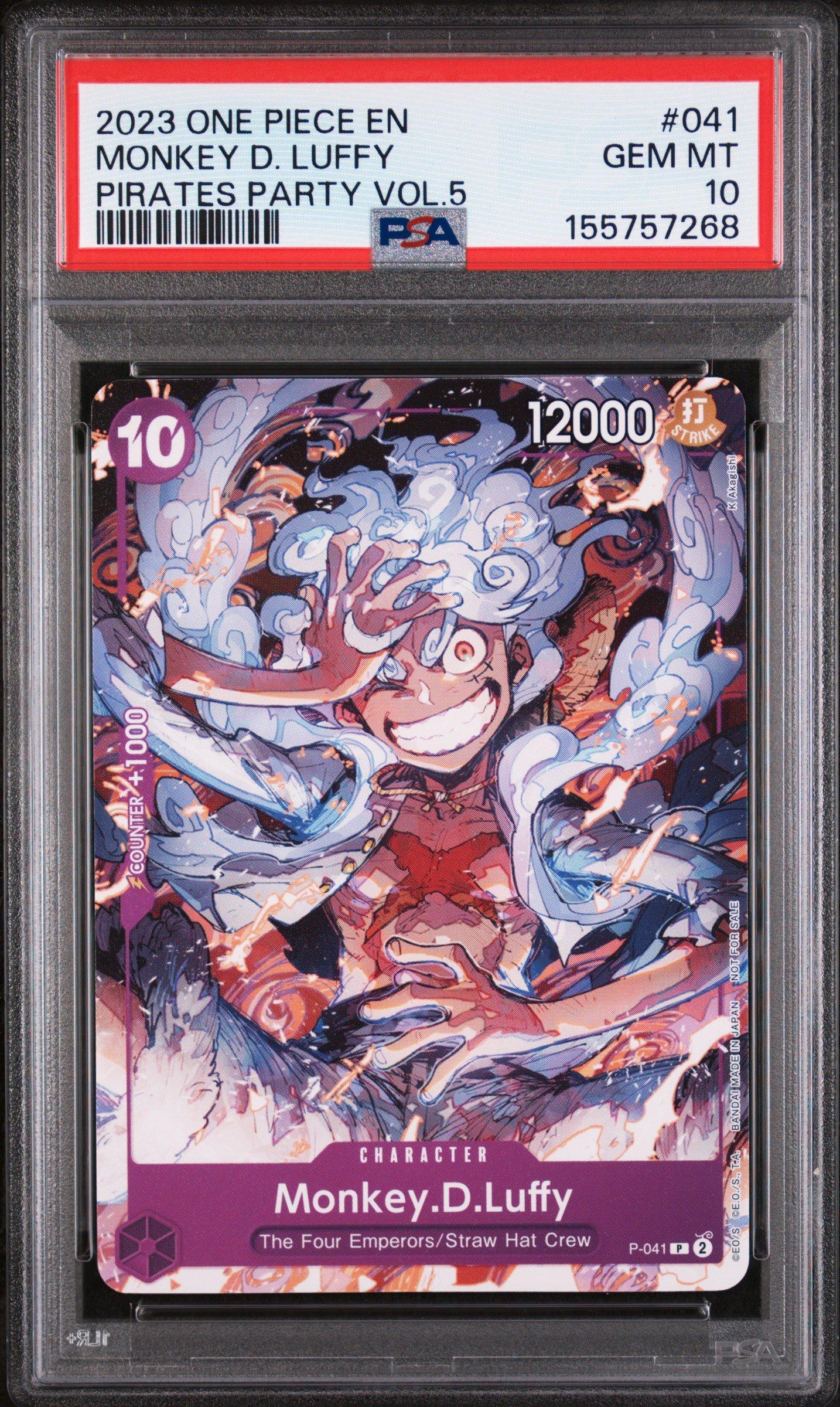 2023 One Piece Promos 041 Monkey D. Luffy Pirates Party Vol.5 PSA