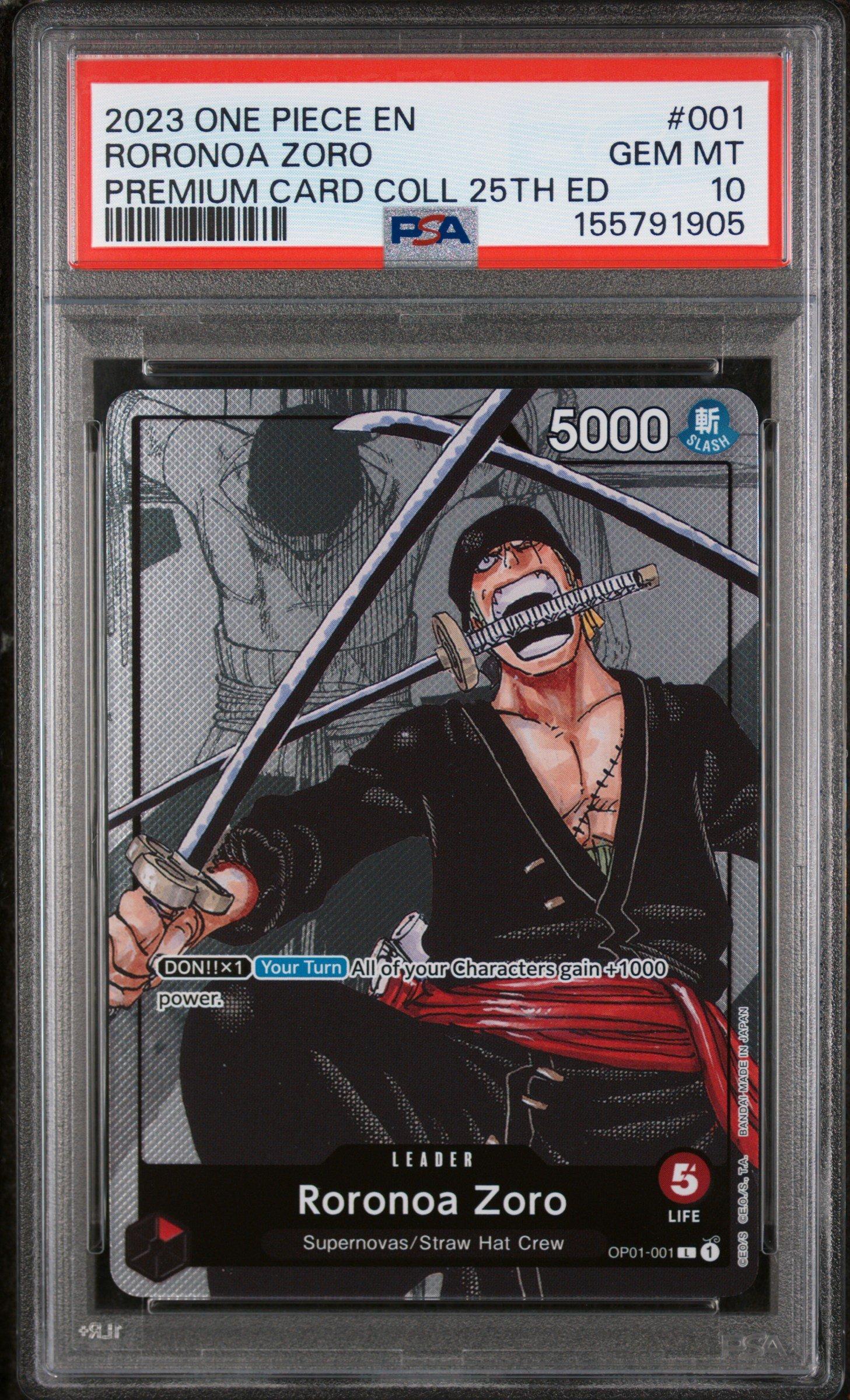 2023 One Piece Premium Card Collection 25th Edition 001 Roronoa