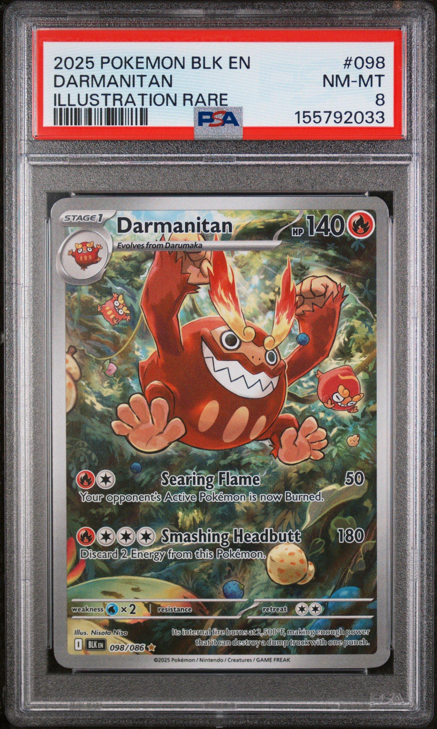 darmanitan pokemon card N's Darmanitan - 027/159 - SV09: Journey Together - Pokemon