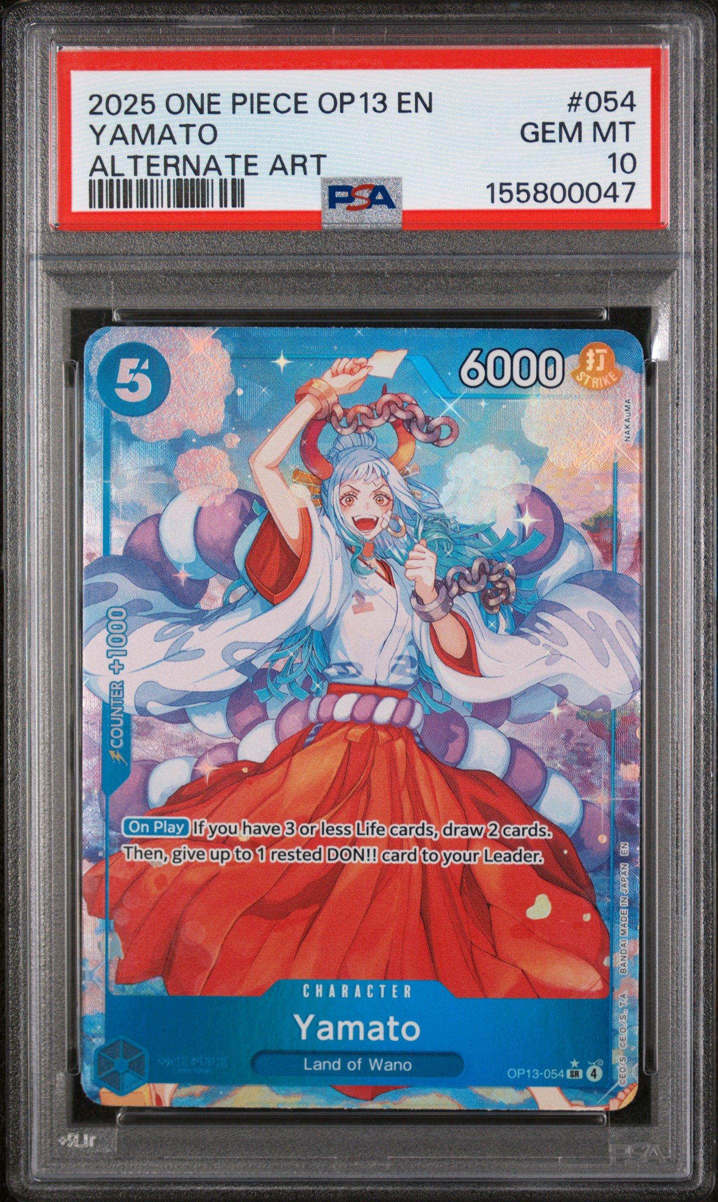 2025 One Piece Op13-carrying On His Will 054 Yamato Alternate Art