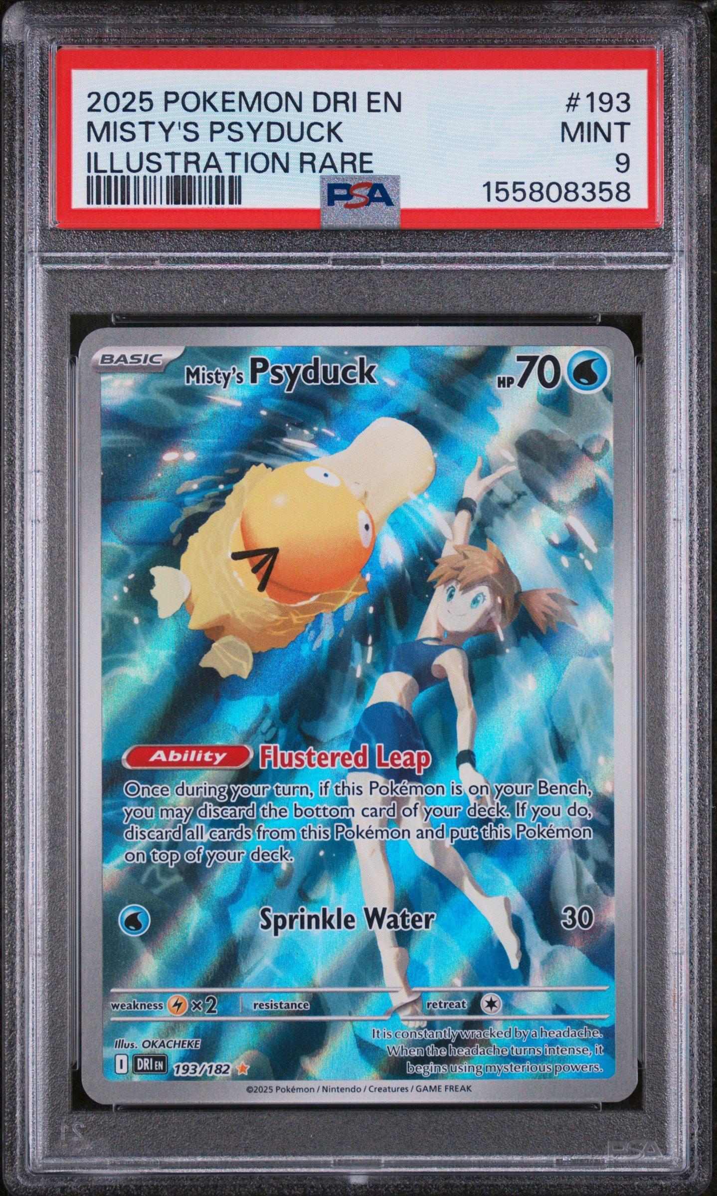2025 Pokemon Dri En-destined Rivals 193 Misty's Psyduck