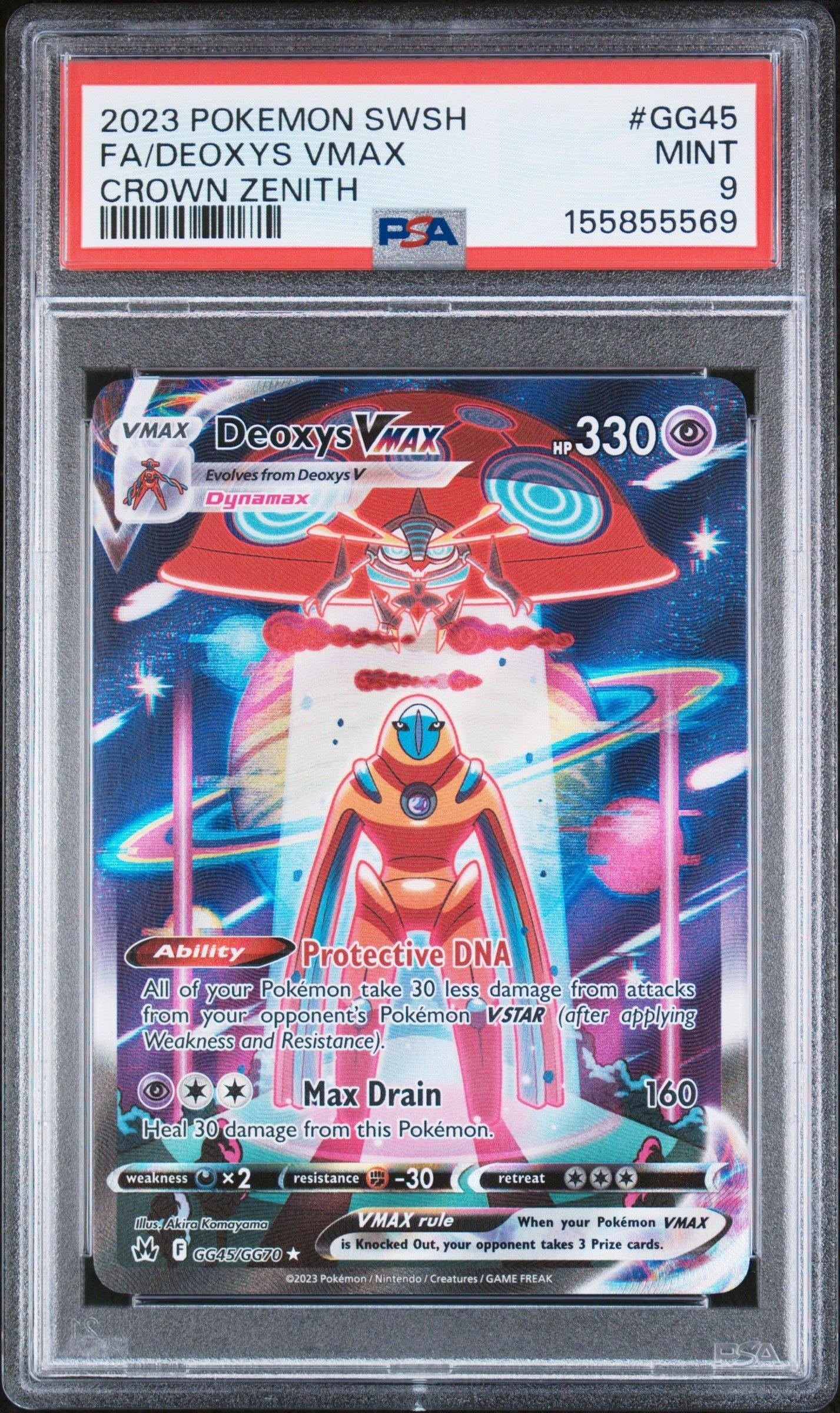 2023 Pokemon Sword And Shield Crown Zenith Gg45 Full Art/deoxys