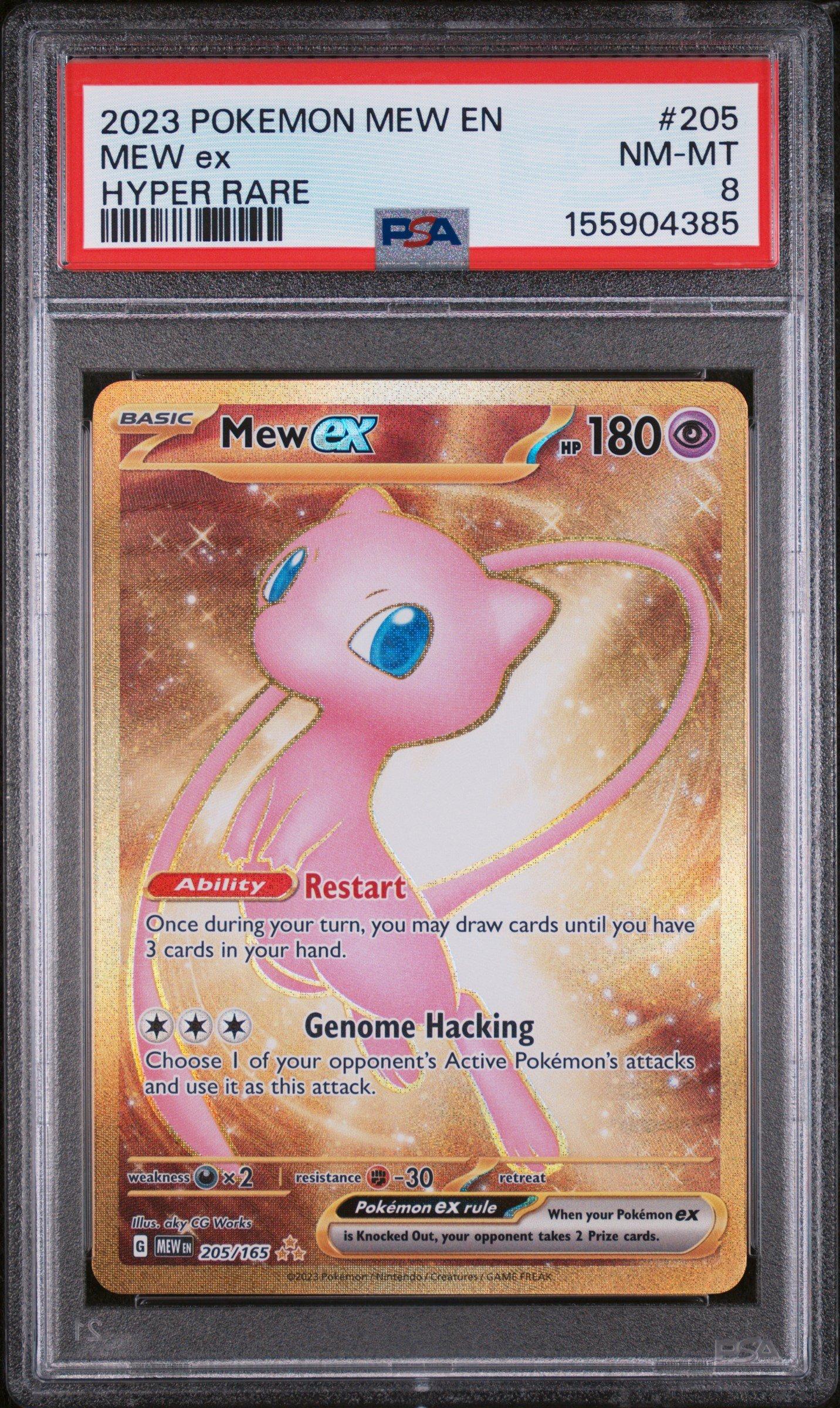 how much is the mew pokemon card worth Rare Mew Mint Promo Star Pokemon Card 1995 #151 MBS 8 New