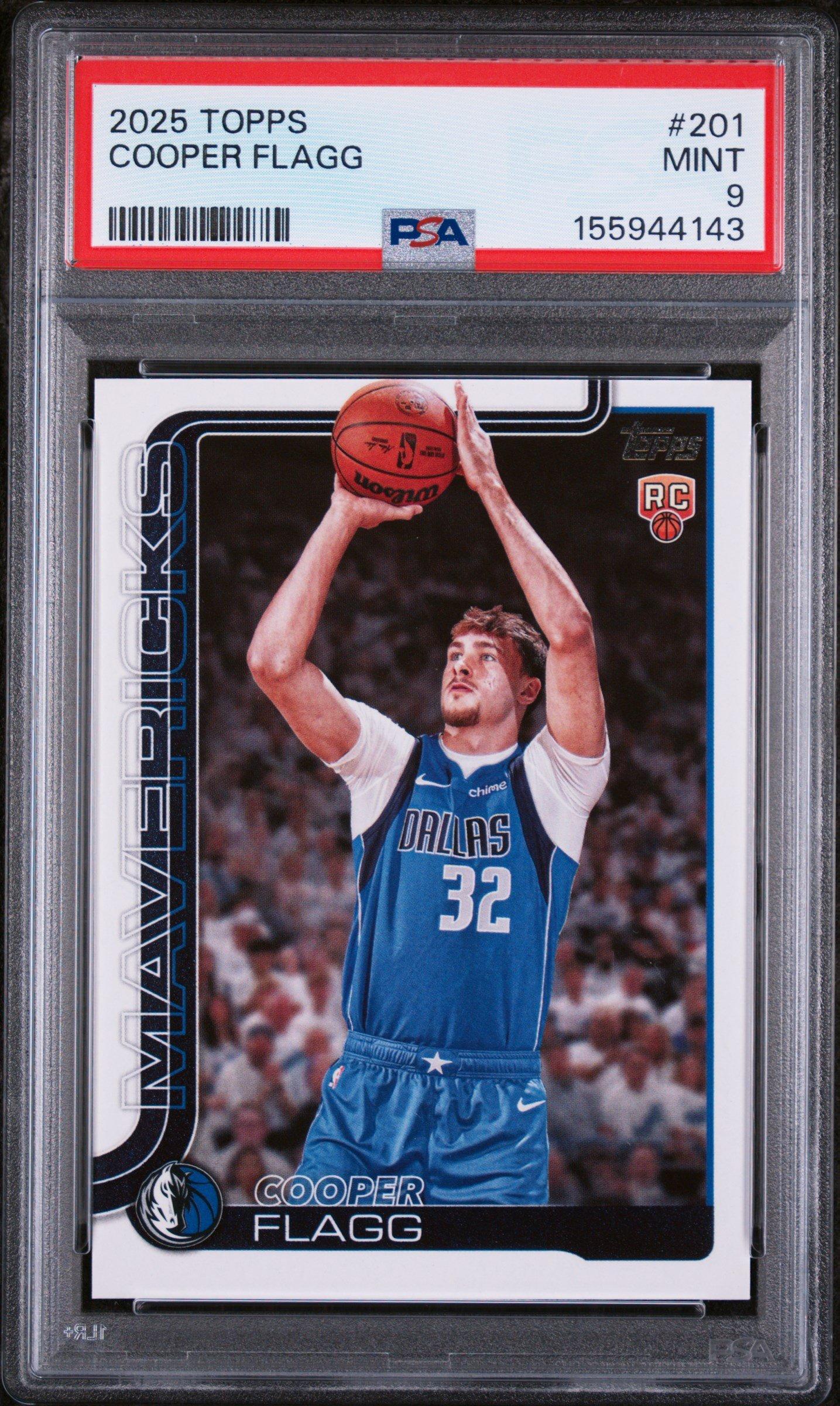 2025 Topps 201 Cooper Flagg PSA 9 Graded Card | GameStop