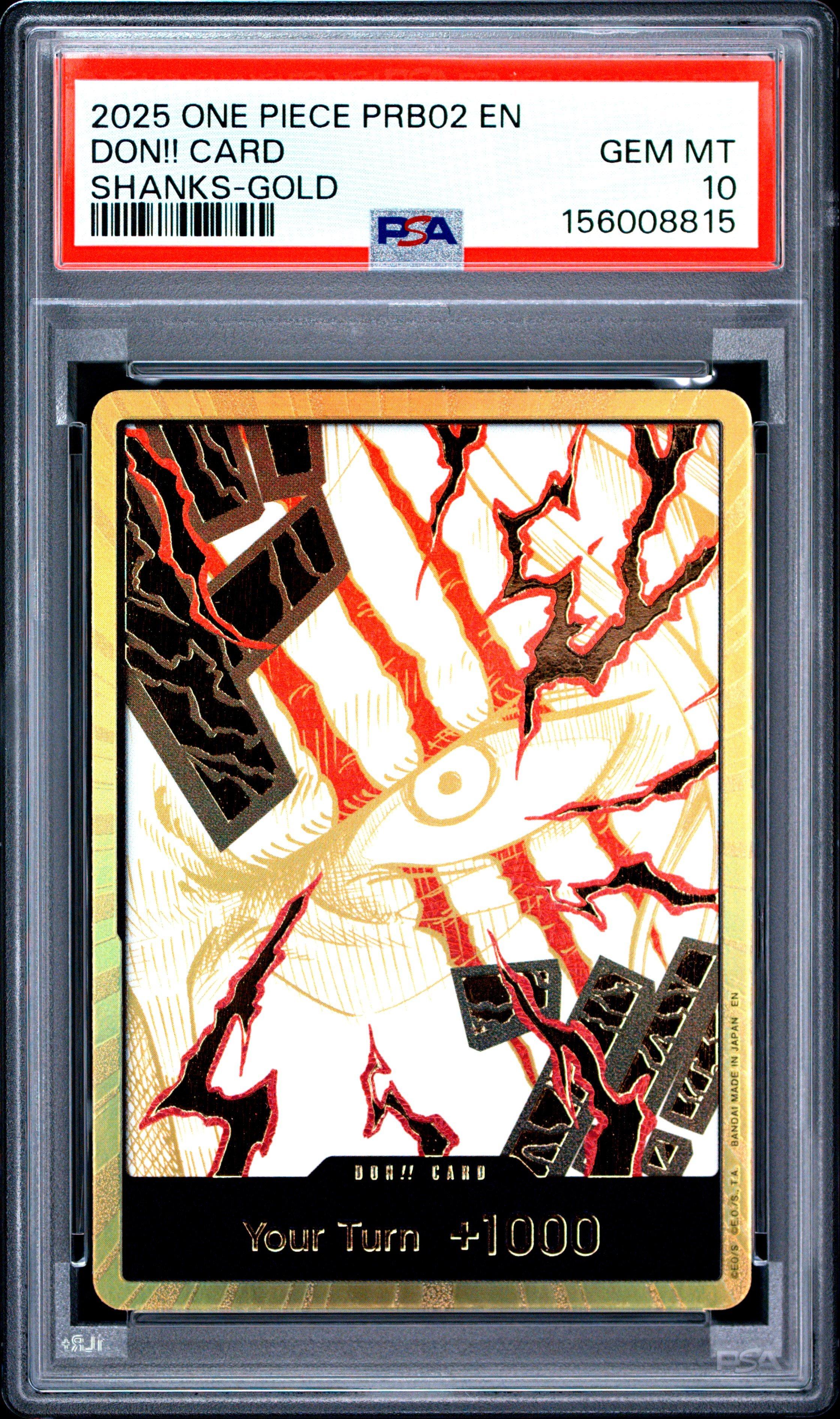 2025 One Piece Prb02-premium Booster -one Piece Card The Best- Vol
