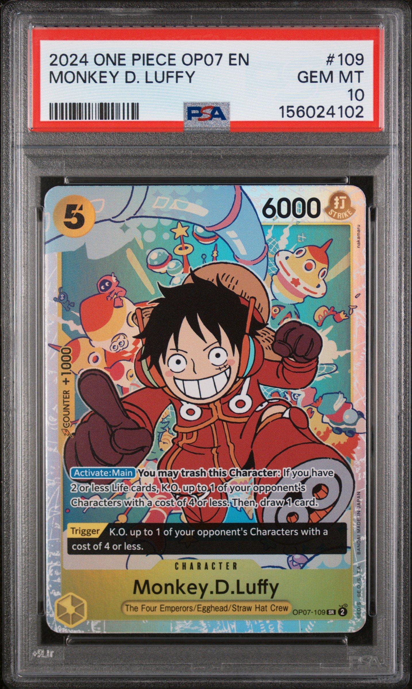 2024 One Piece Op07-500 Years In The Future 109 Monkey D. Luffy