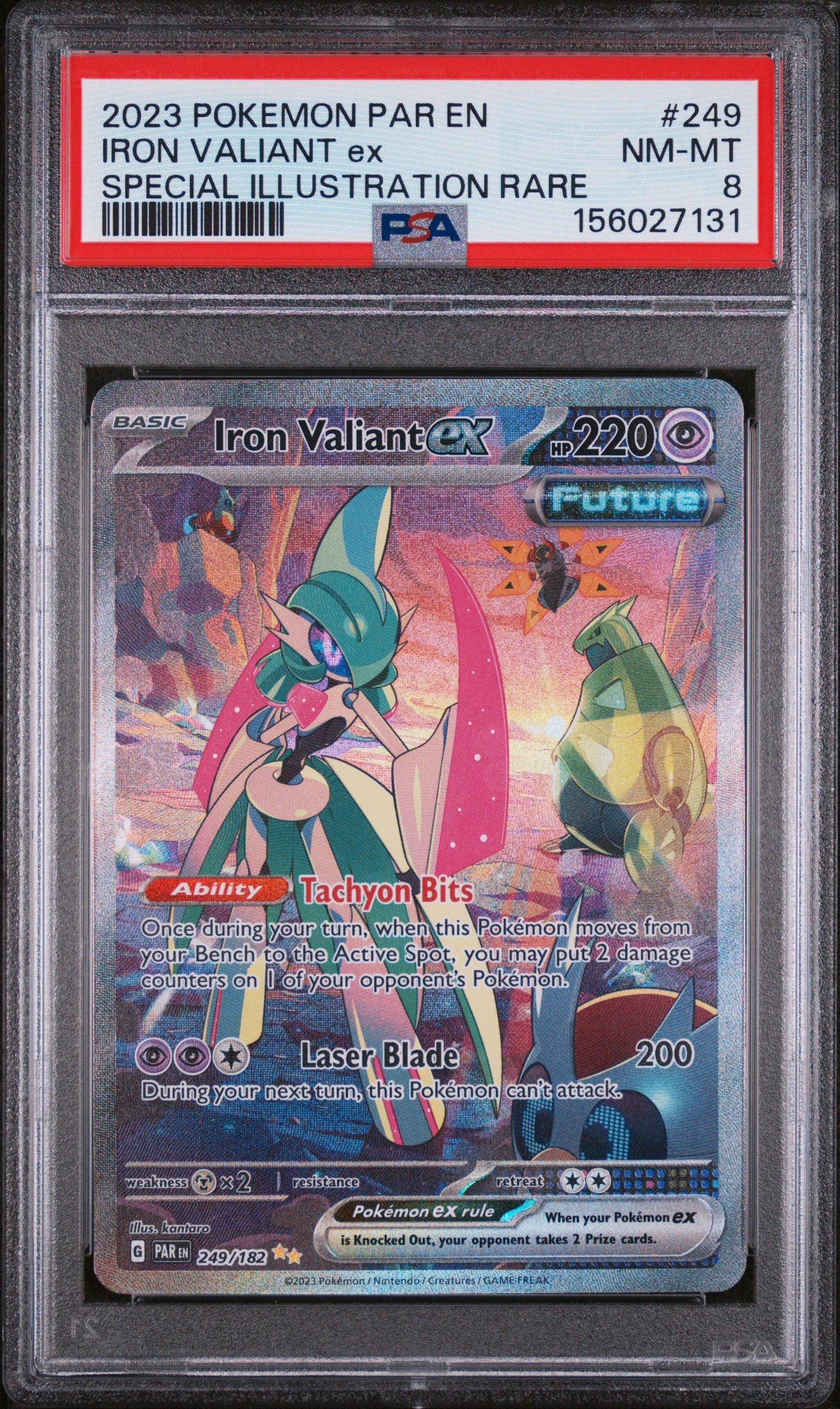 2023 Pokemon Par En-paradox Rift 249 Iron Valiant Ex Special