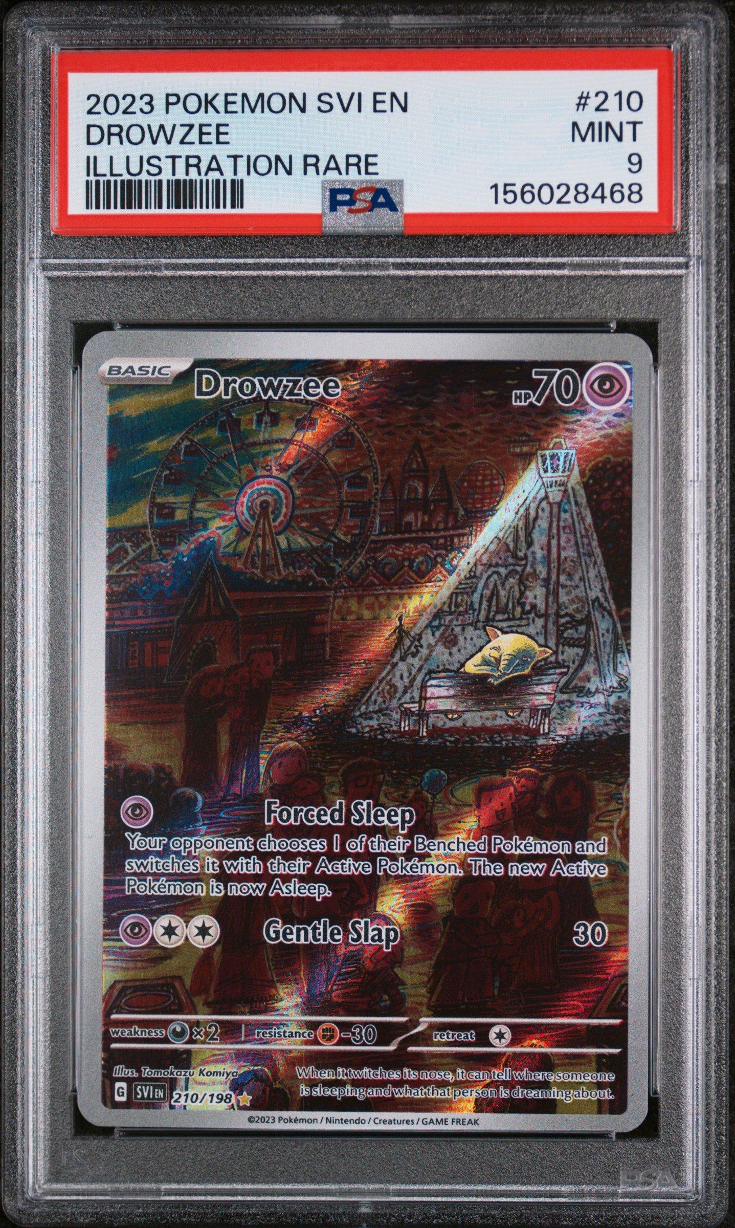 2023 Pokemon Svi En-scarlet & Violet 210 Drowzee Illustration Rare