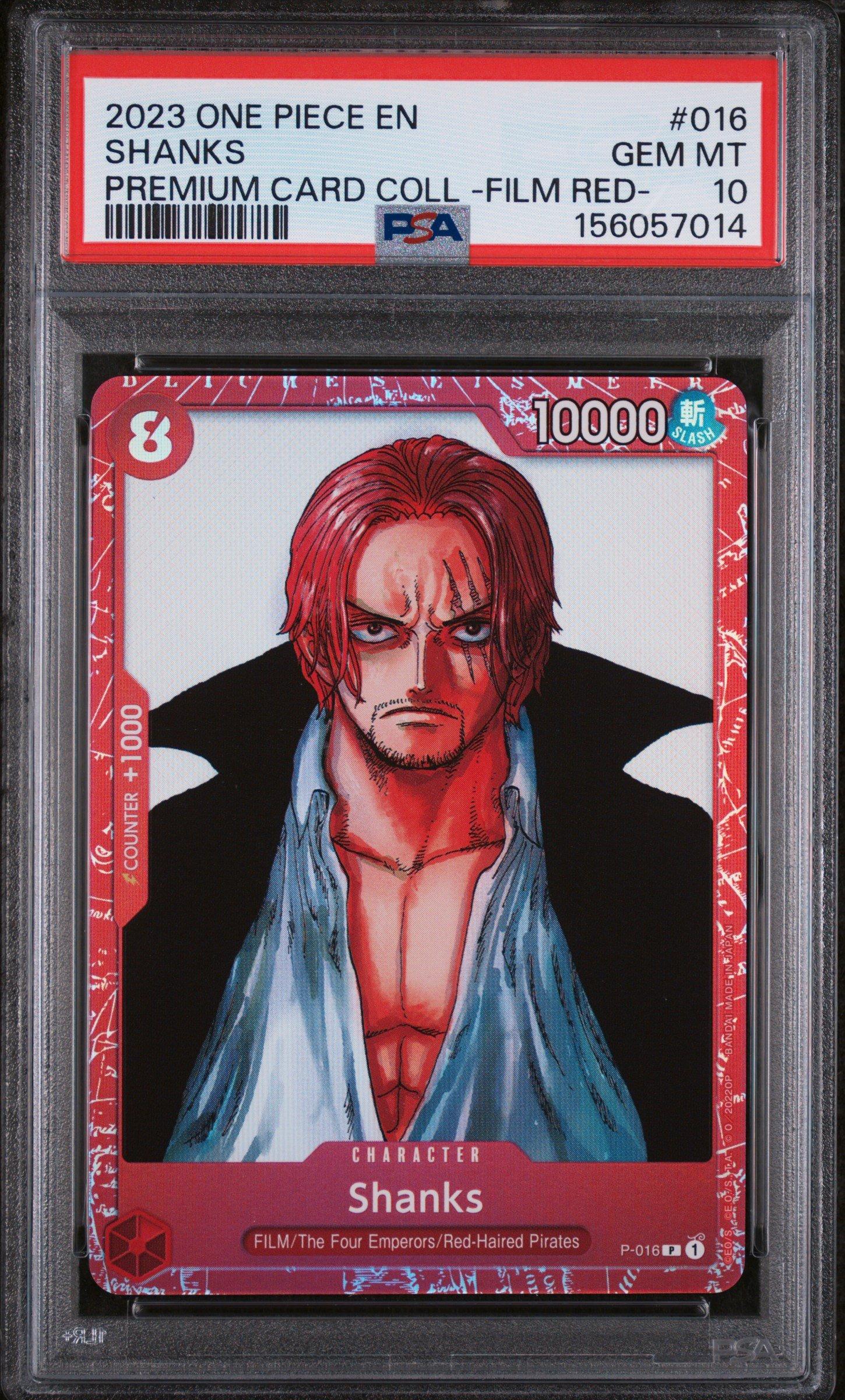 psa10　ジンベエ　プレミアムカード ONE PIECE FILM RED 2023 One Piece Premium Card Collection -one Piece Film Red- 016