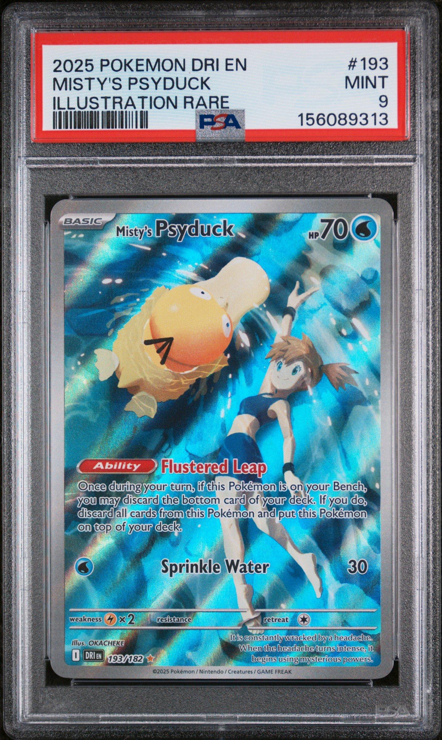 2025 Pokemon Dri En-destined Rivals 193 Misty's Psyduck