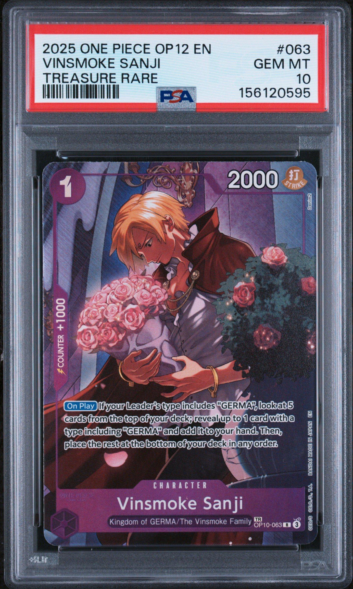 2025 One Piece Op12-legacy Of The Master 063 Vinsmoke Sanji