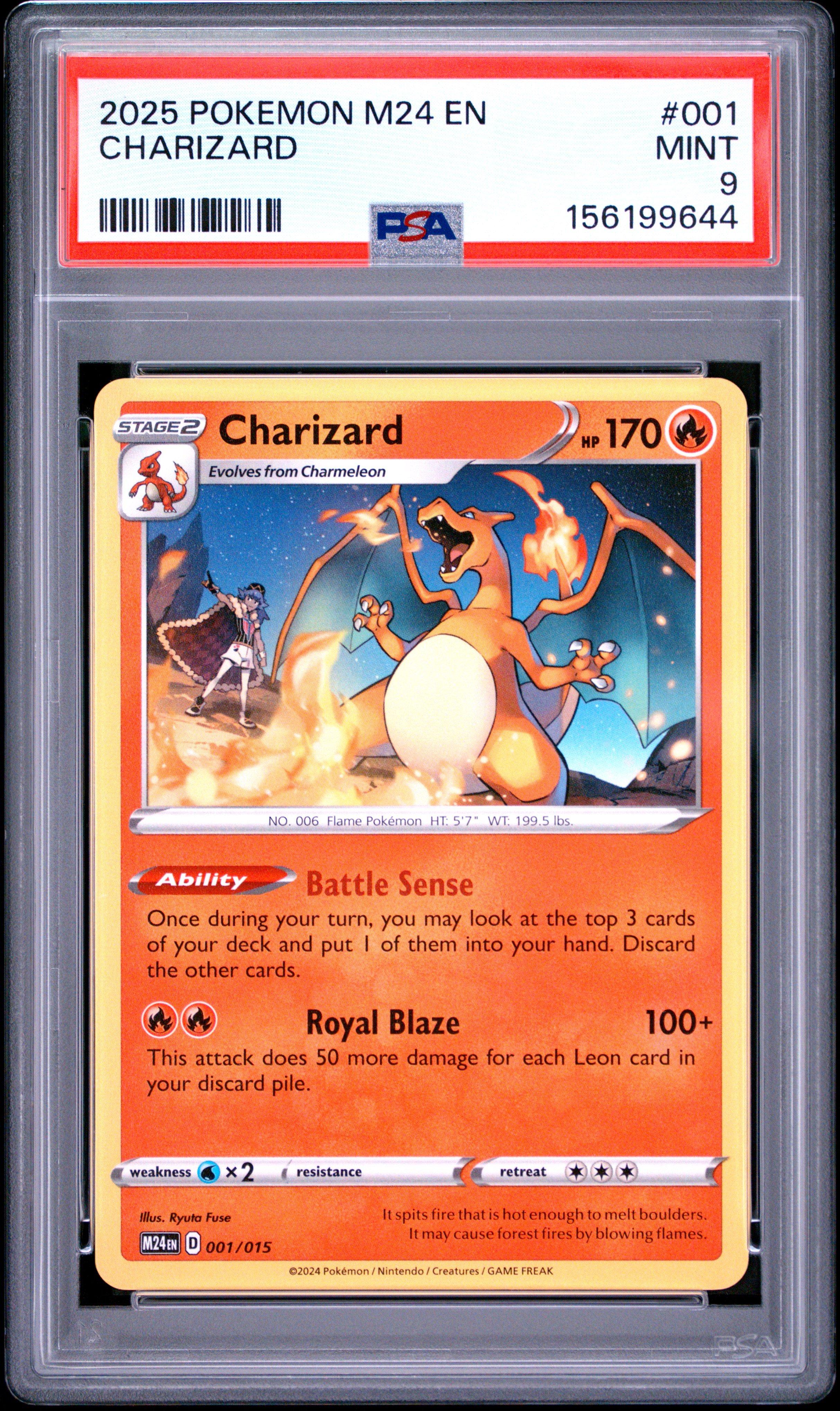 2025 Pokémon N24 PSAグレード付きカード 2025 Pokemon M24 En-mcdonald's Collection 001 Charizard PSA 9