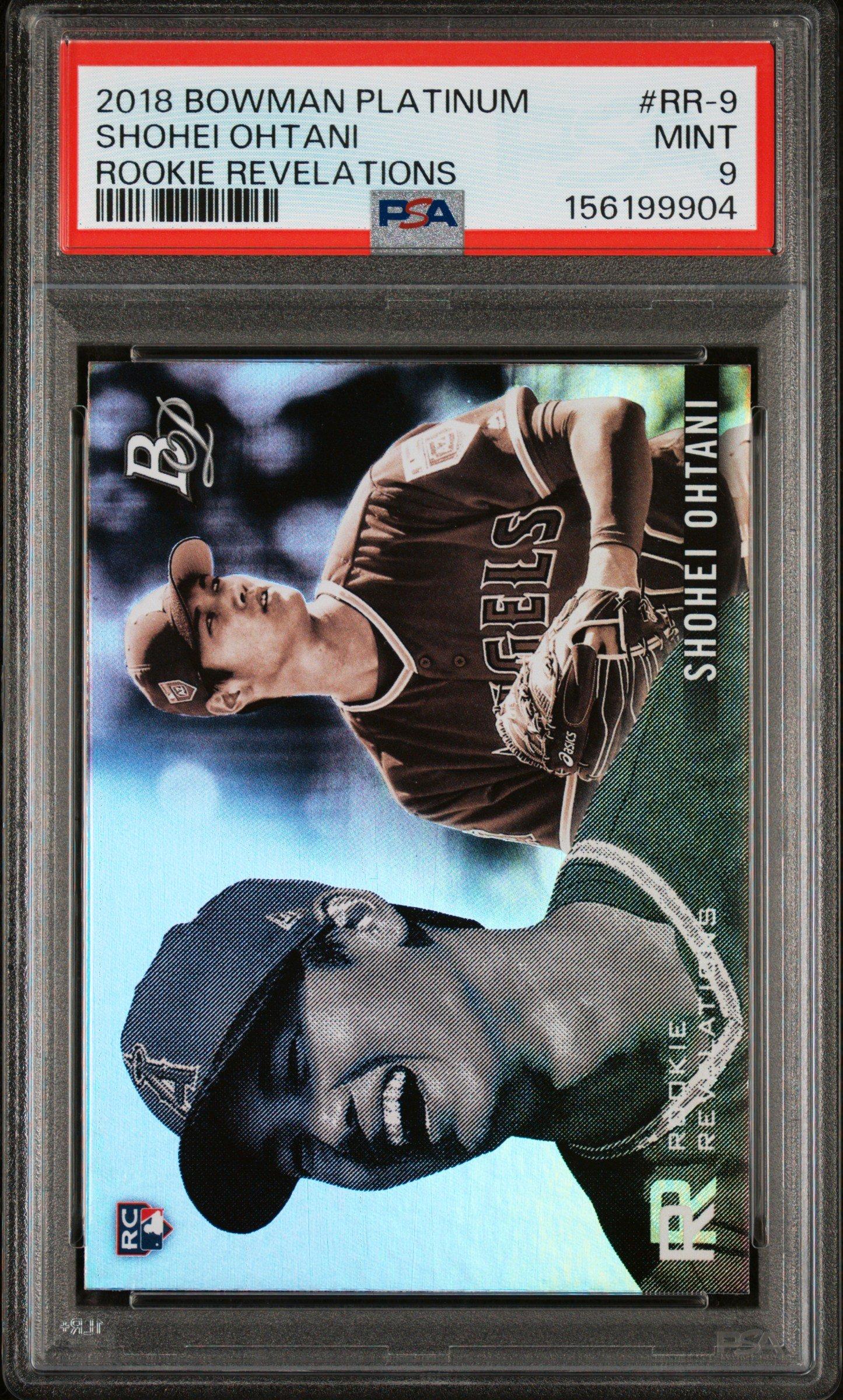 shohei ohtani graded rookie card Shohei Ohtani 2018 Bowmans Best #1 Los Angeles Angels Baseball Card PSA GemMT 10