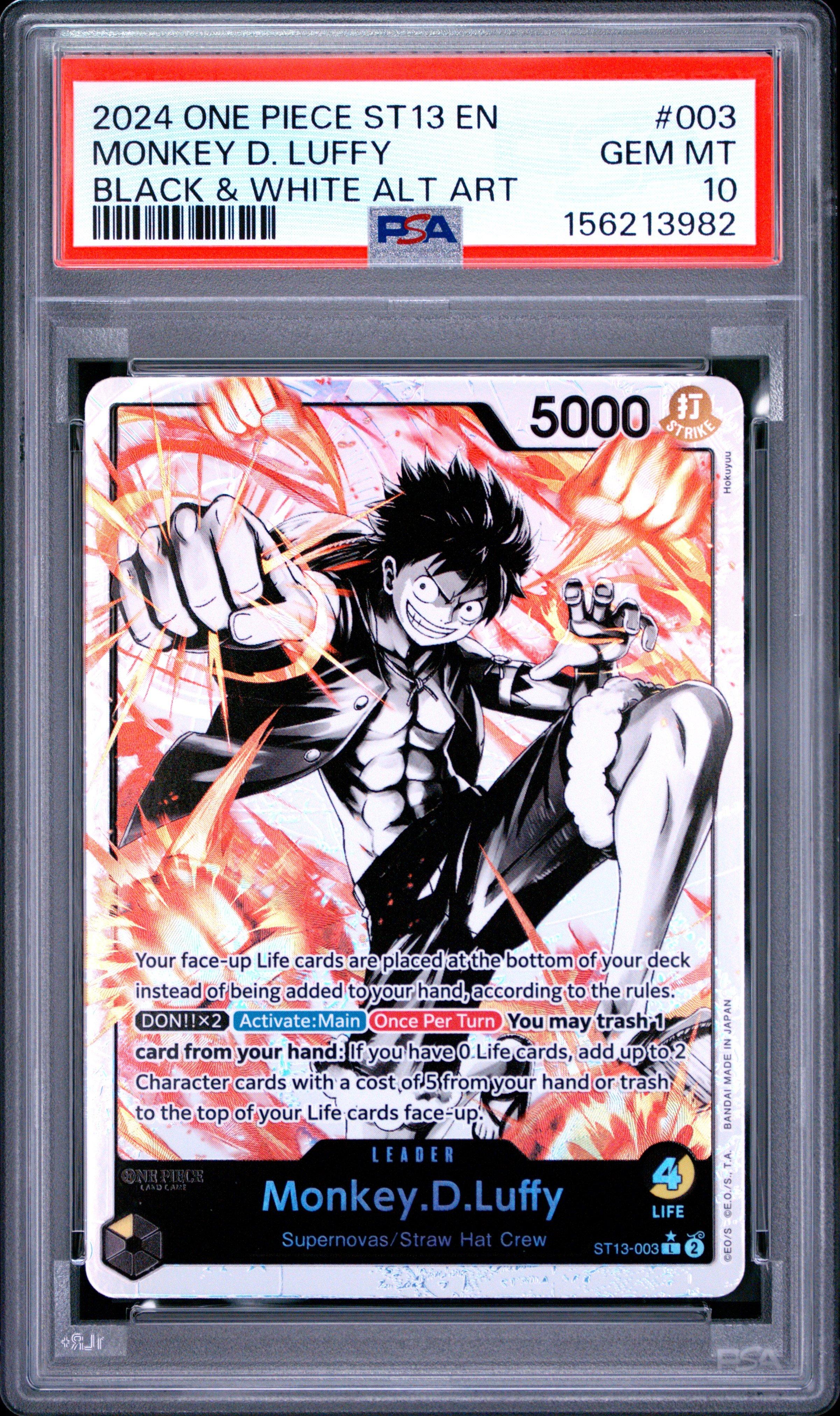2024 One Piece Ultra Deck St13-the Three Brothers 003 Monkey D