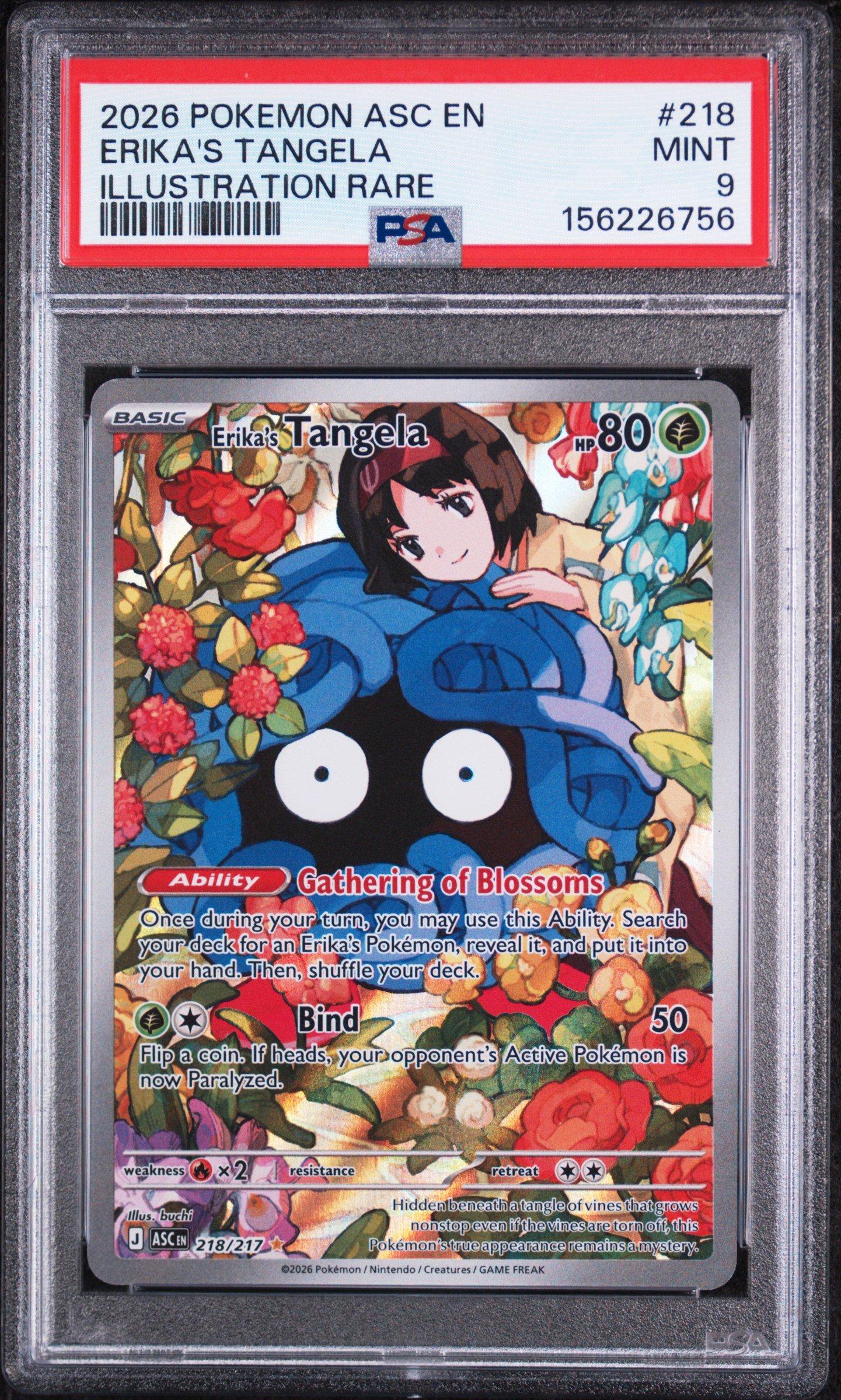 2026 Pokemon Asc En-ascended Heroes 218 Erika's Tangela