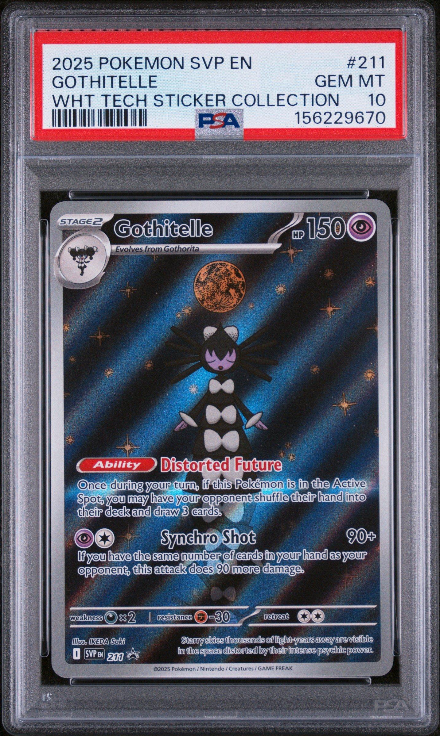 2025 Pokemon Svp En-sv Black Star Promo 211 Gothitelle White Flare