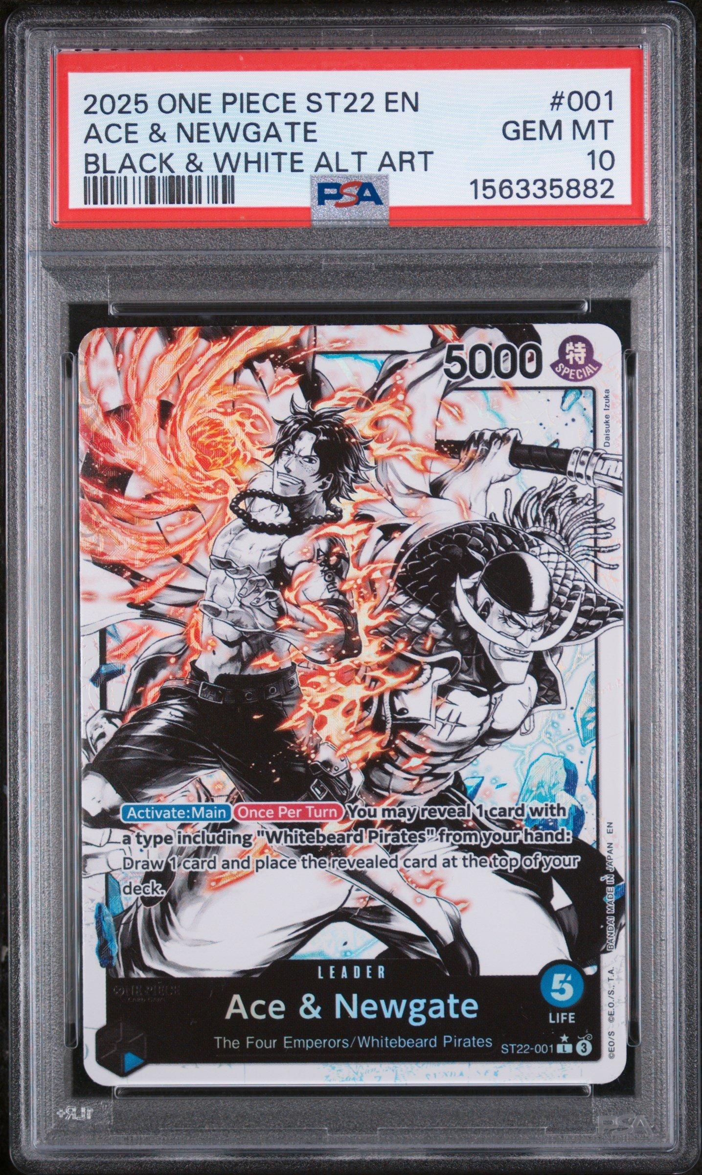 2025 One Piece Starter Deck St22-ace & Newgate 001 Ace & Newgate