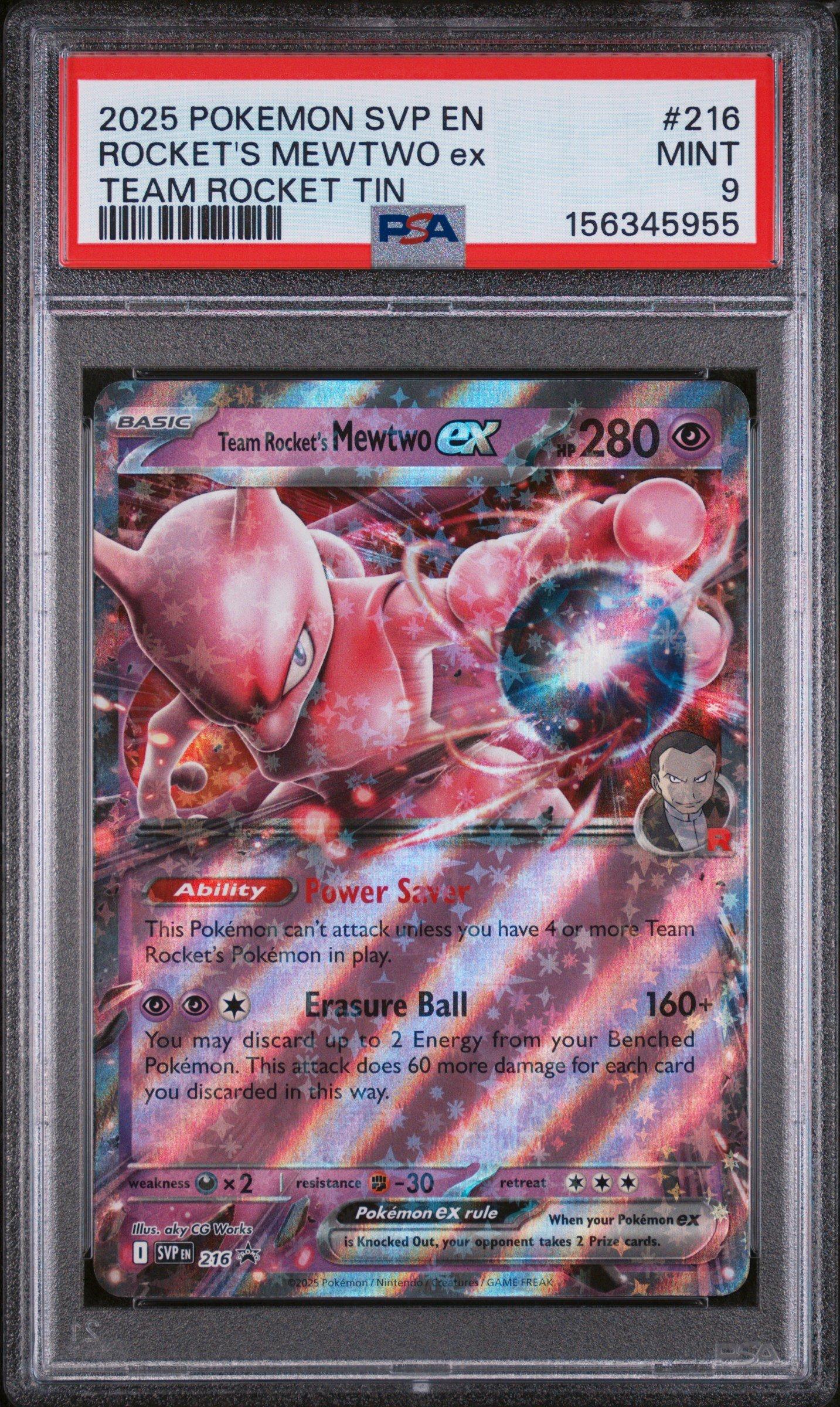 2025 Pokemon Svp En-sv Black Star Promo 216 Team Rocket's Mewtwo