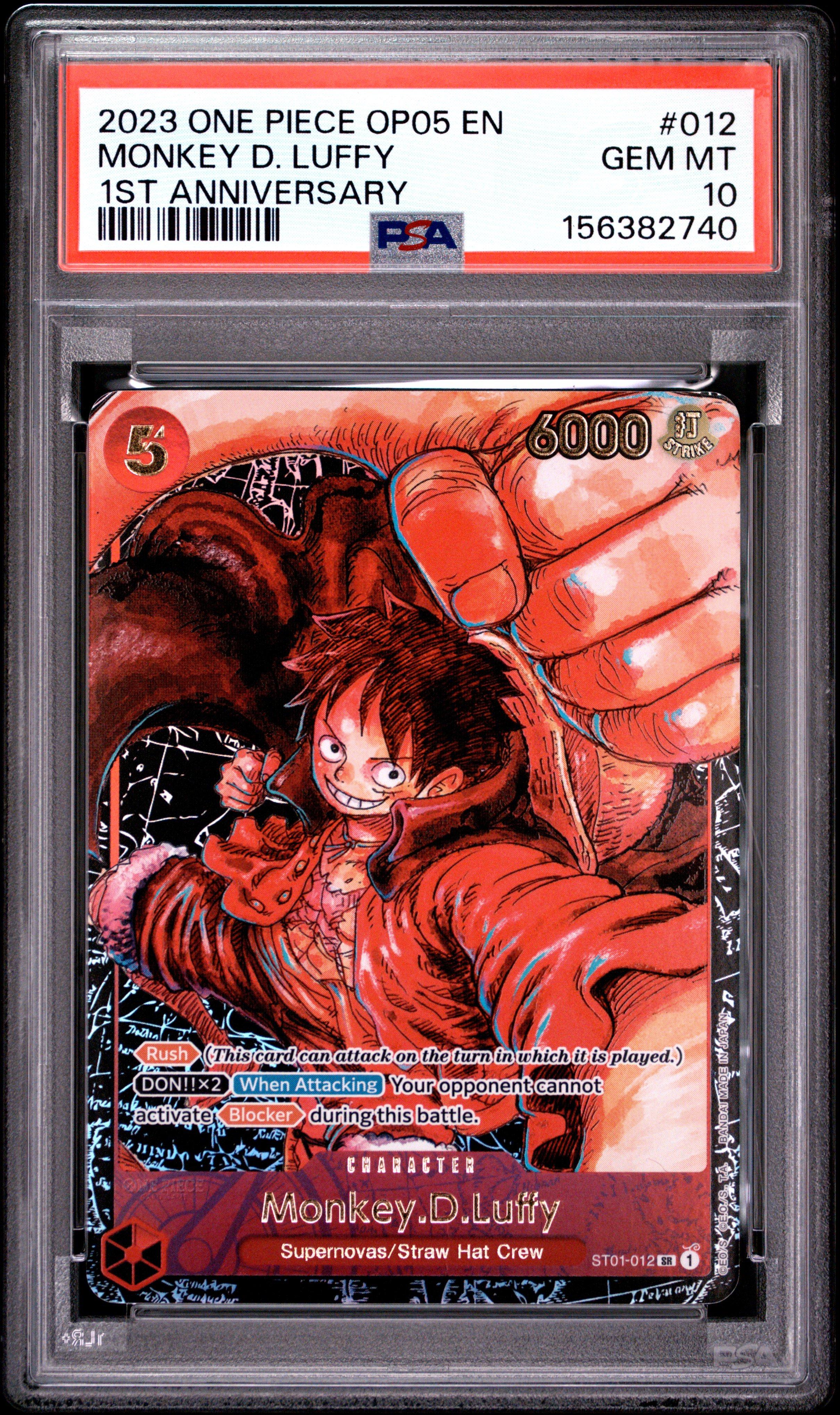 2023 One Piece Op05-awakening Of The New Era 012 Monkey D. Luffy