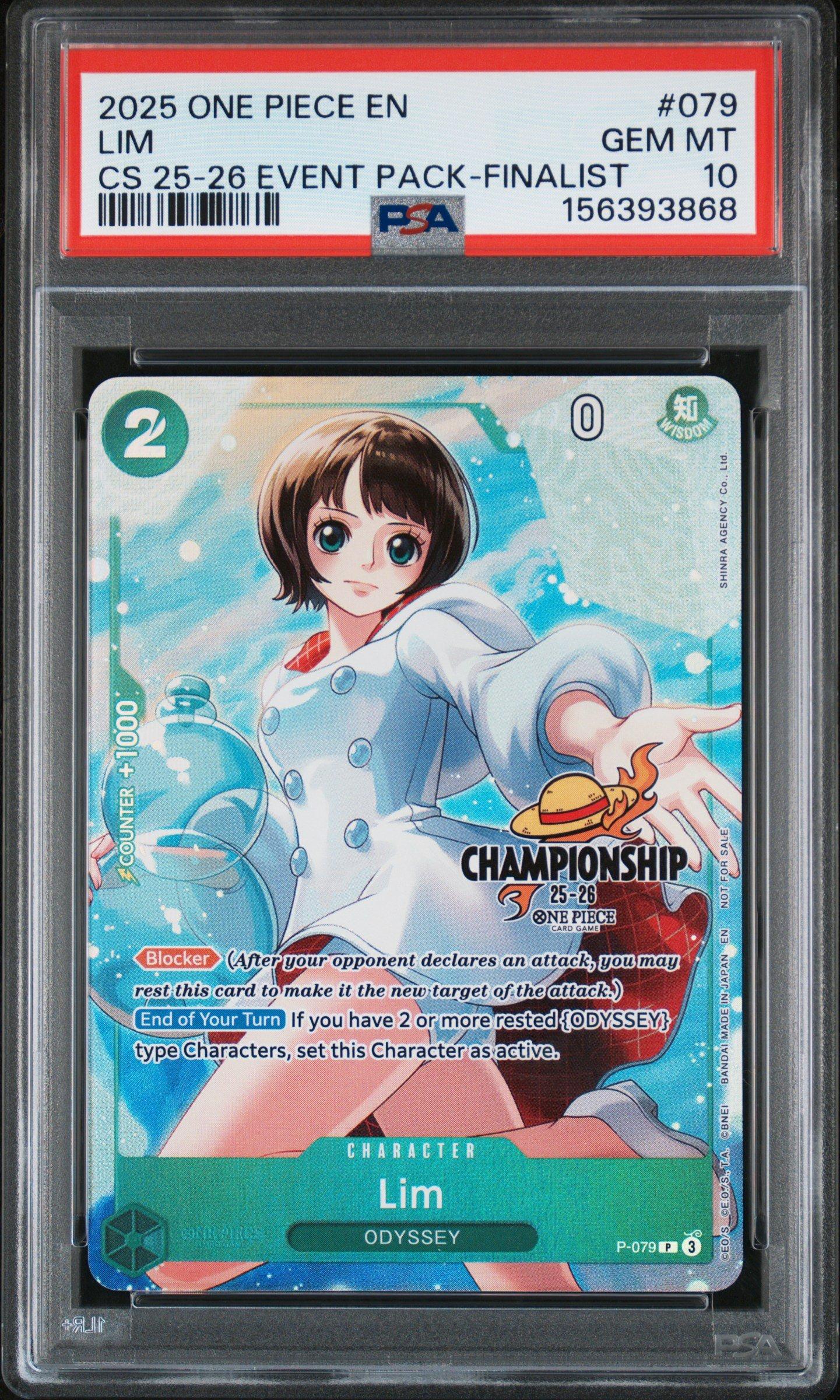 2025 One Piece Championship 2025-26 Event Pack 079 Lim Finalist