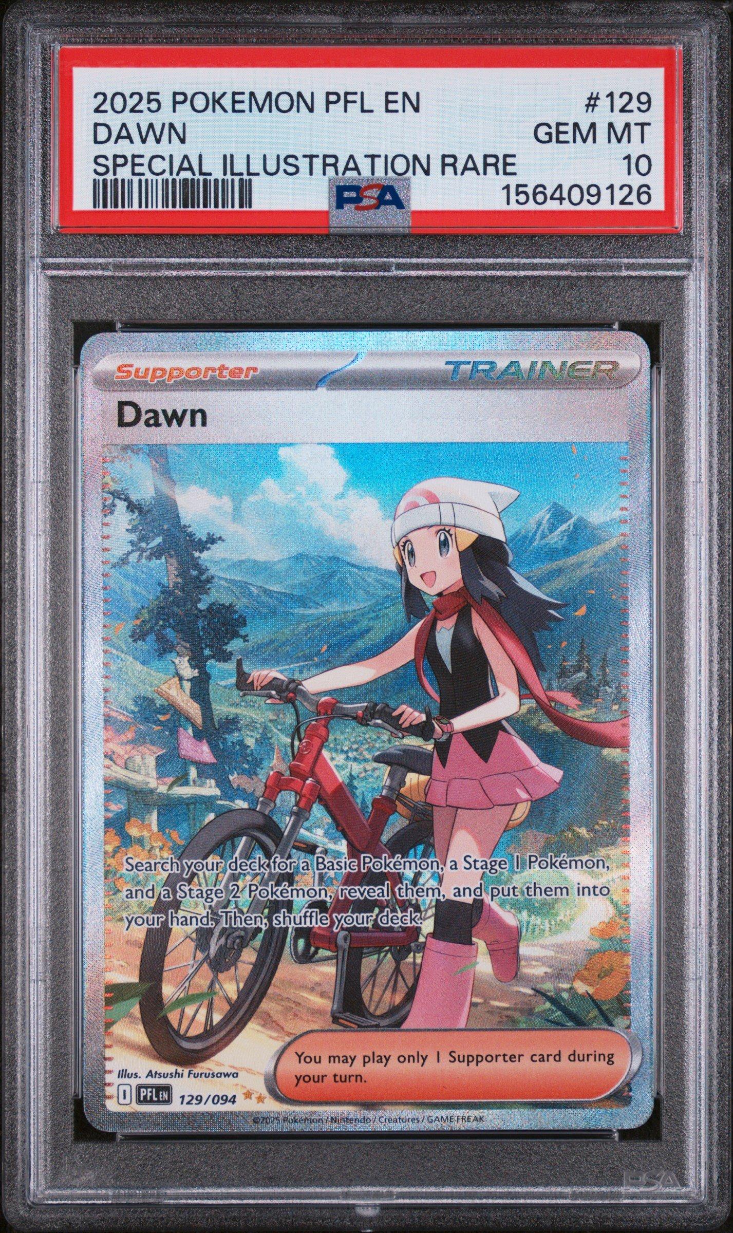 2025 Pokemon Pfl En-phantasmal Flames 129 Dawn Special