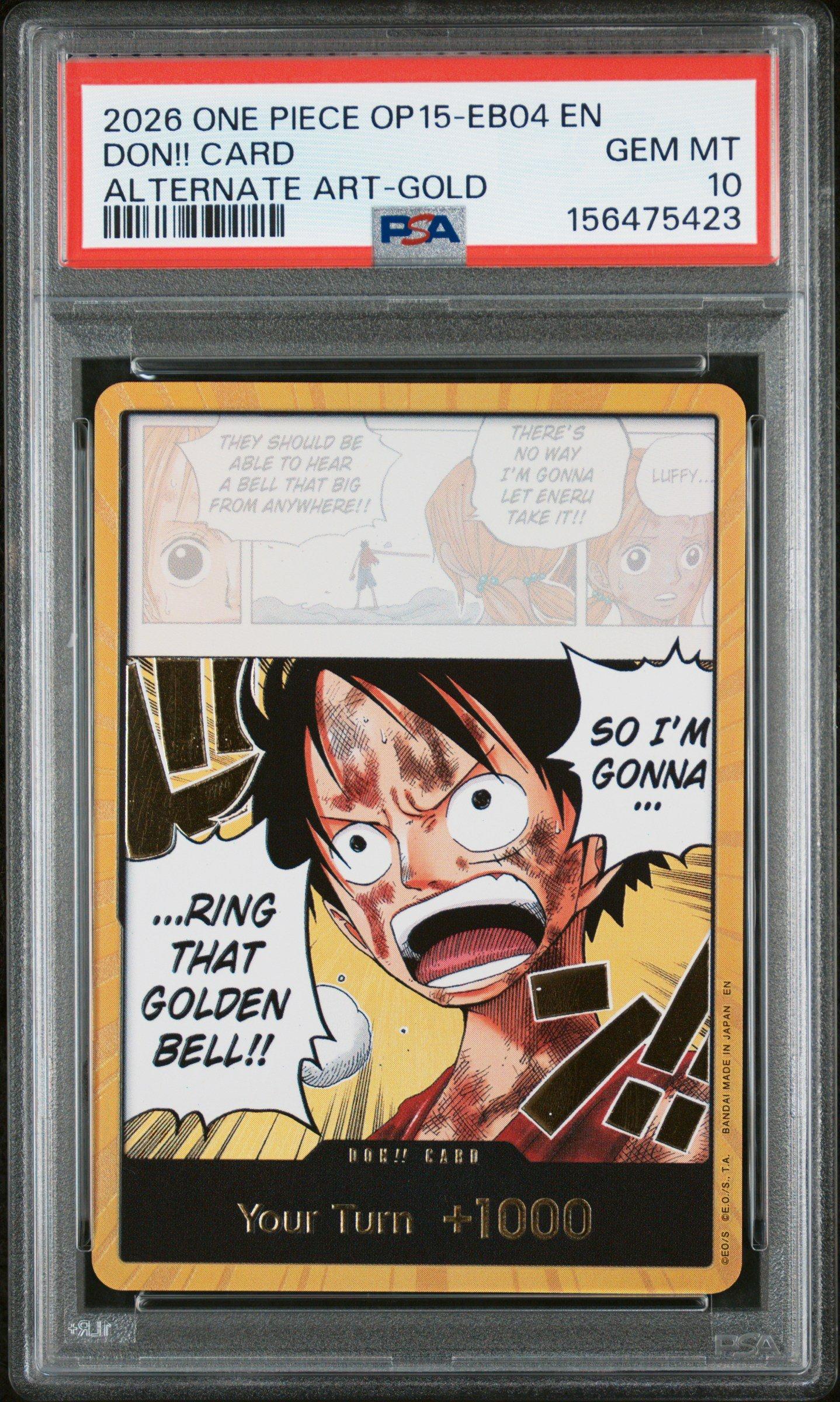 2026 One Piece Op15-eb04-adventure On Kami's Island Don!! Card