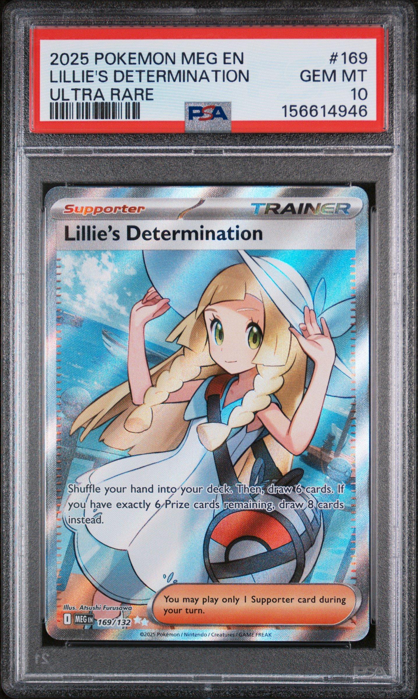 2025 Pokemon Meg En-mega Evolution 169 Lillie's Determination