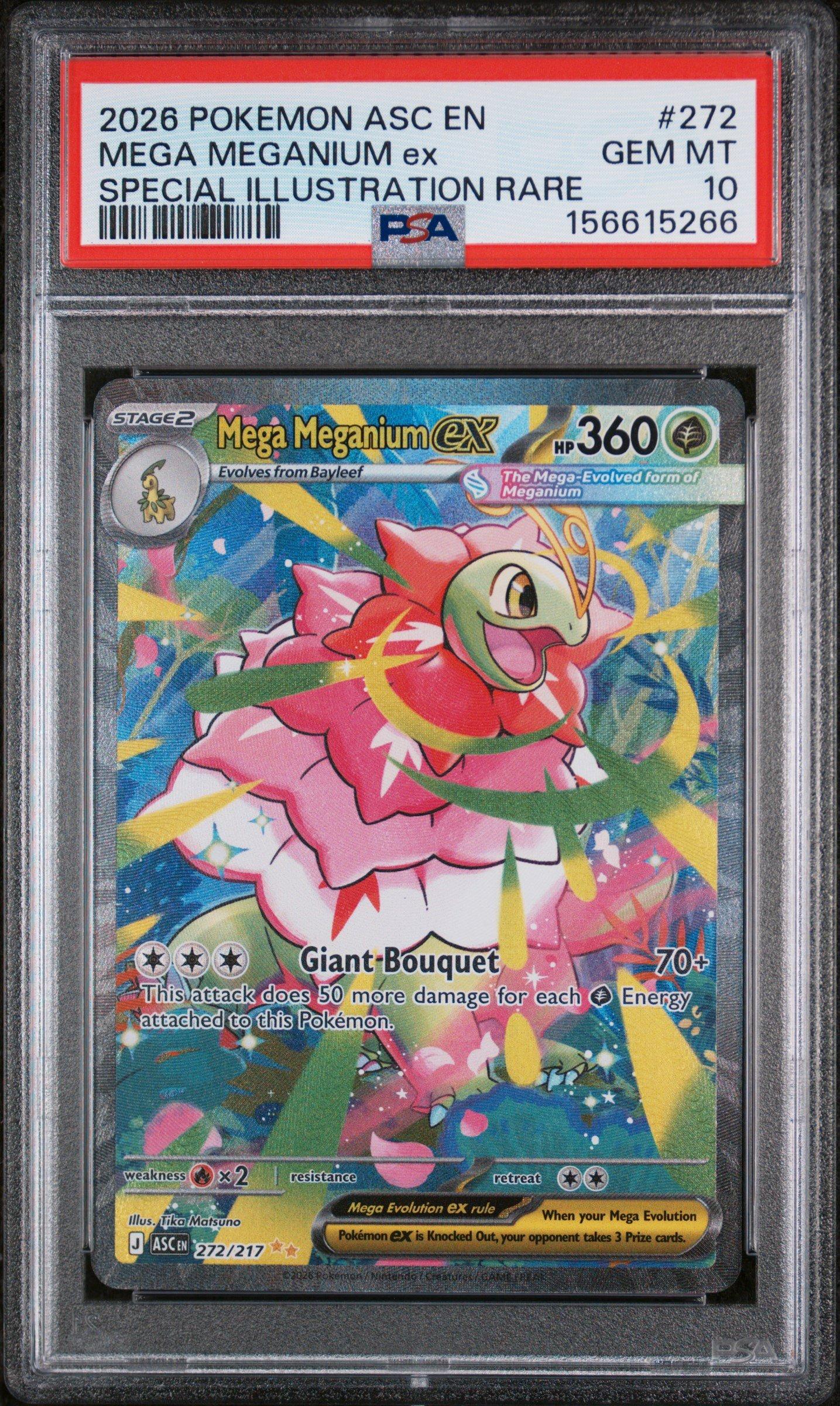 2026 Pokemon Asc En-ascended Heroes 272 Mega Meganium Ex Special
