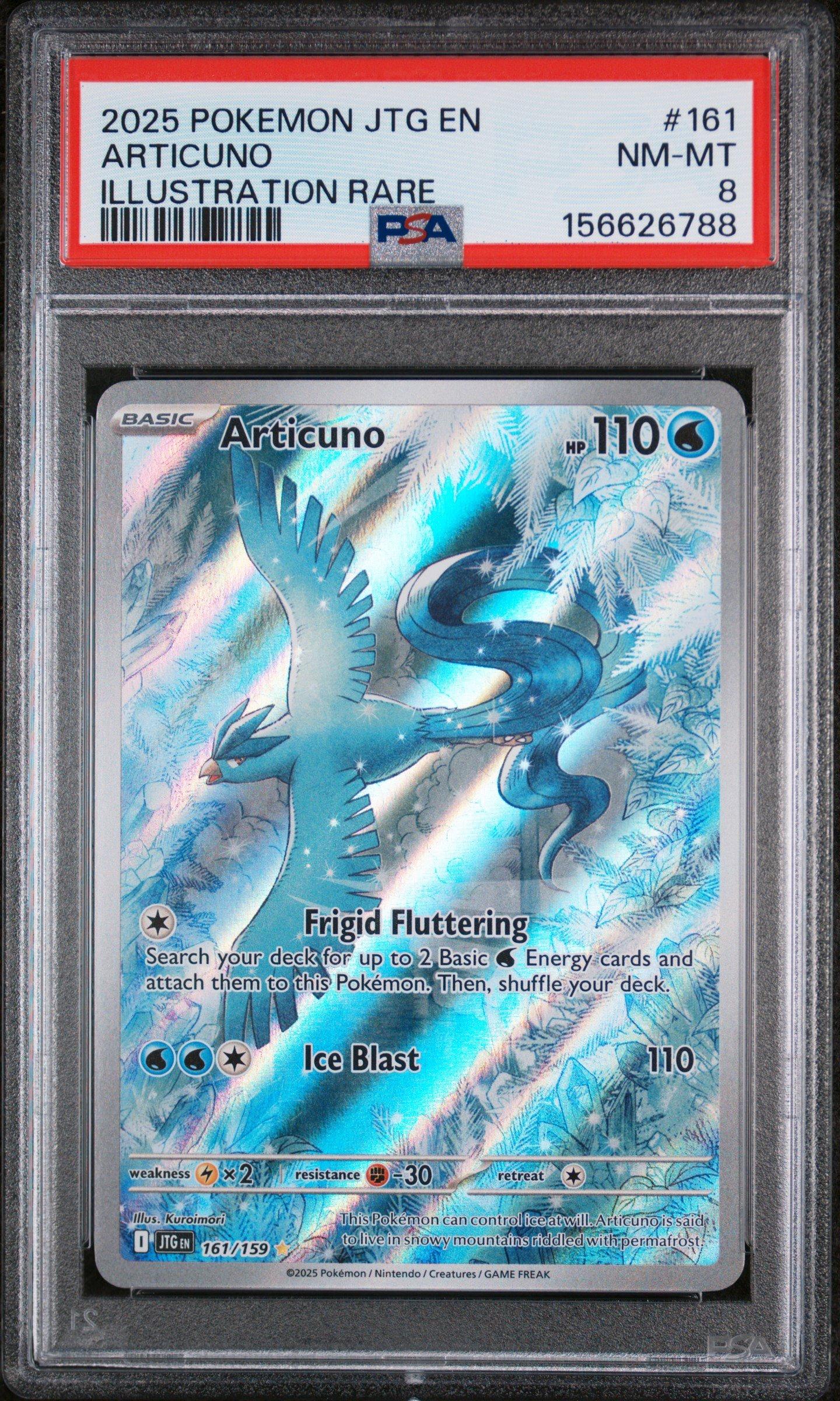 2025 Pokemon Jtg En-journey Together 161 Articuno Illustration