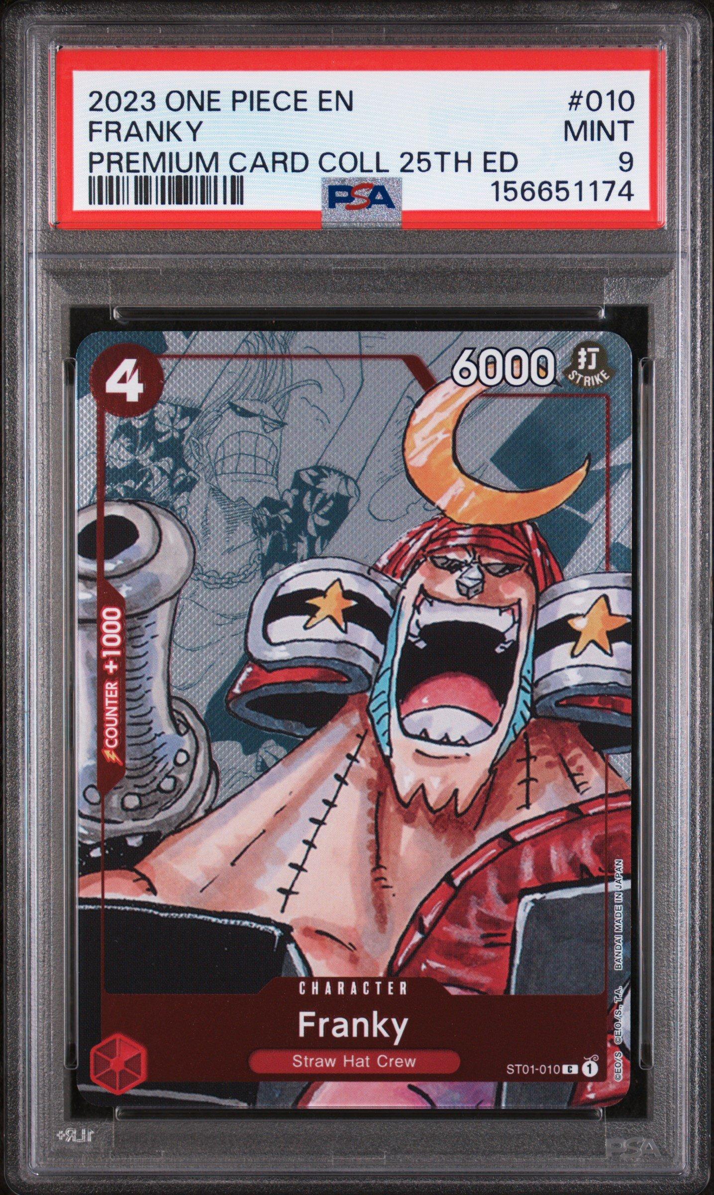 PSA10&9 25周年 プレミアムカードコレクションフランキーのみpsa9 2023 One Piece Premium Card Collection 25th Edition 010 Franky PSA