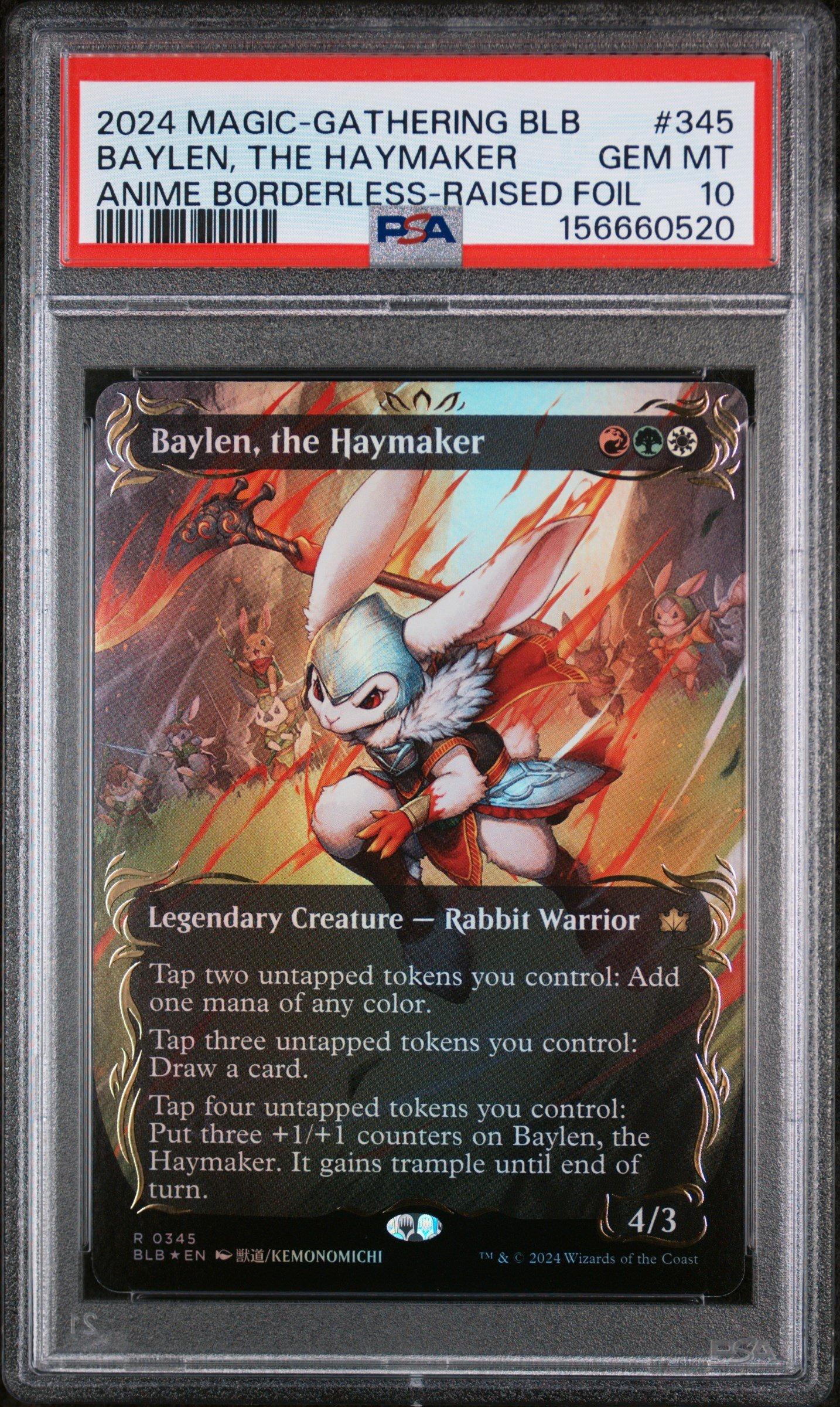 2024 Magic The Gathering Bloomburrow 345 Baylen, The Haymaker