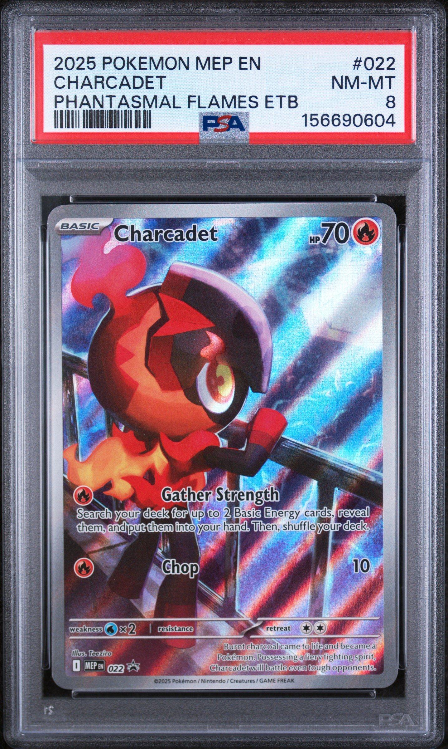 2025 Pokemon Mep En-me Black Star Promo 022 Charcadet Phantasmal